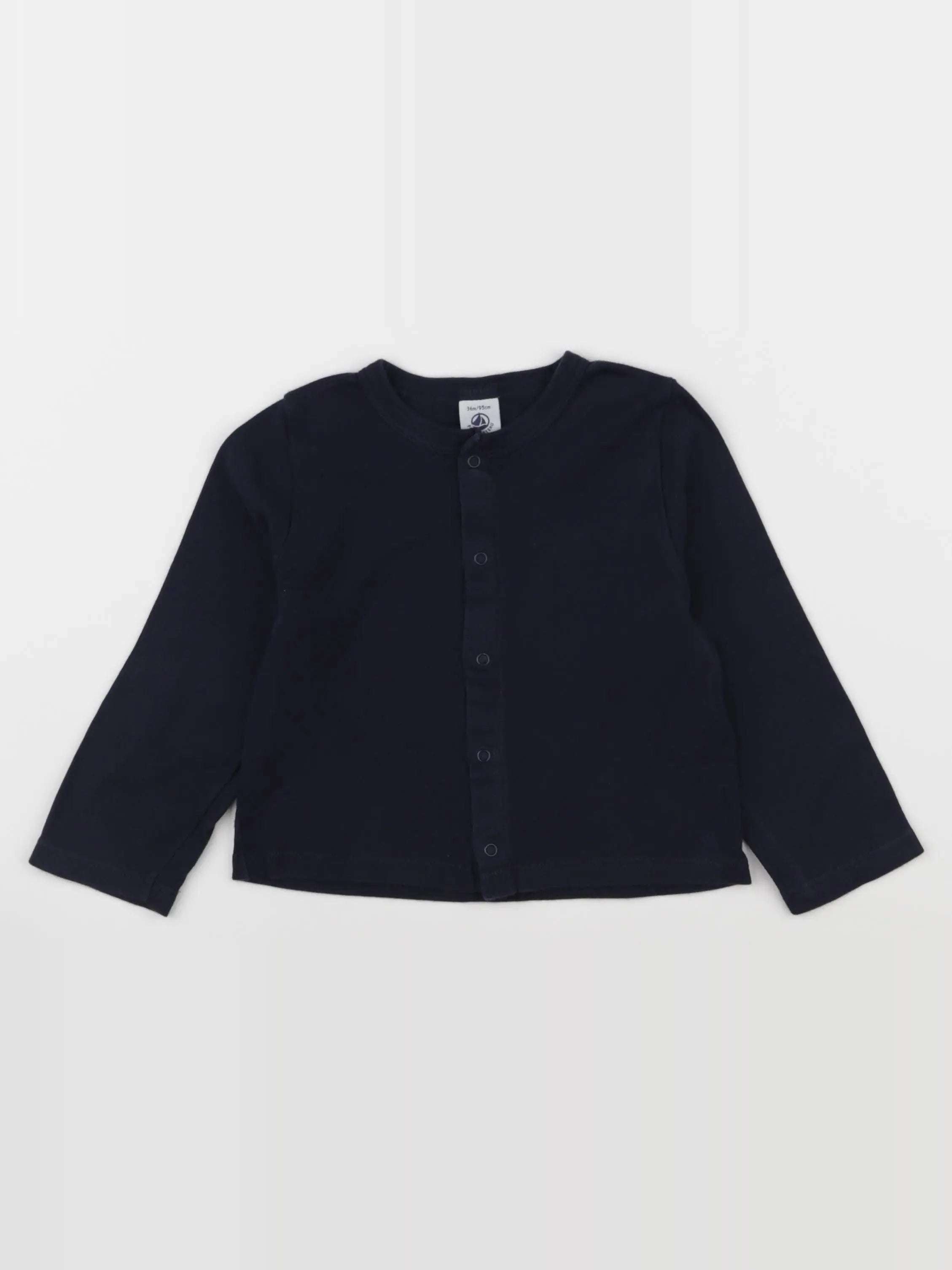 Petit Bateau - tee-shirt bleu - 24 mois