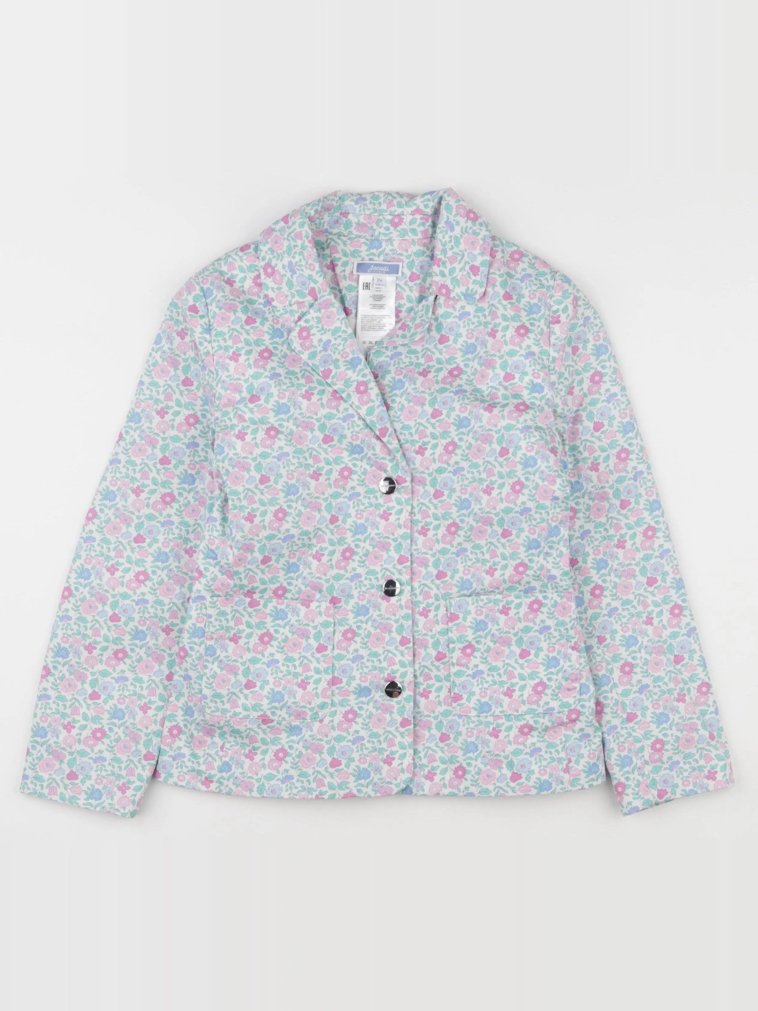 Jacadi - veste bleu, rose - 8 ans