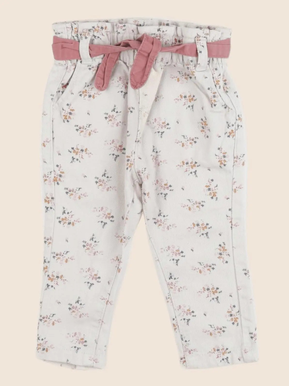 Vertbaudet - jean beige - 6 mois