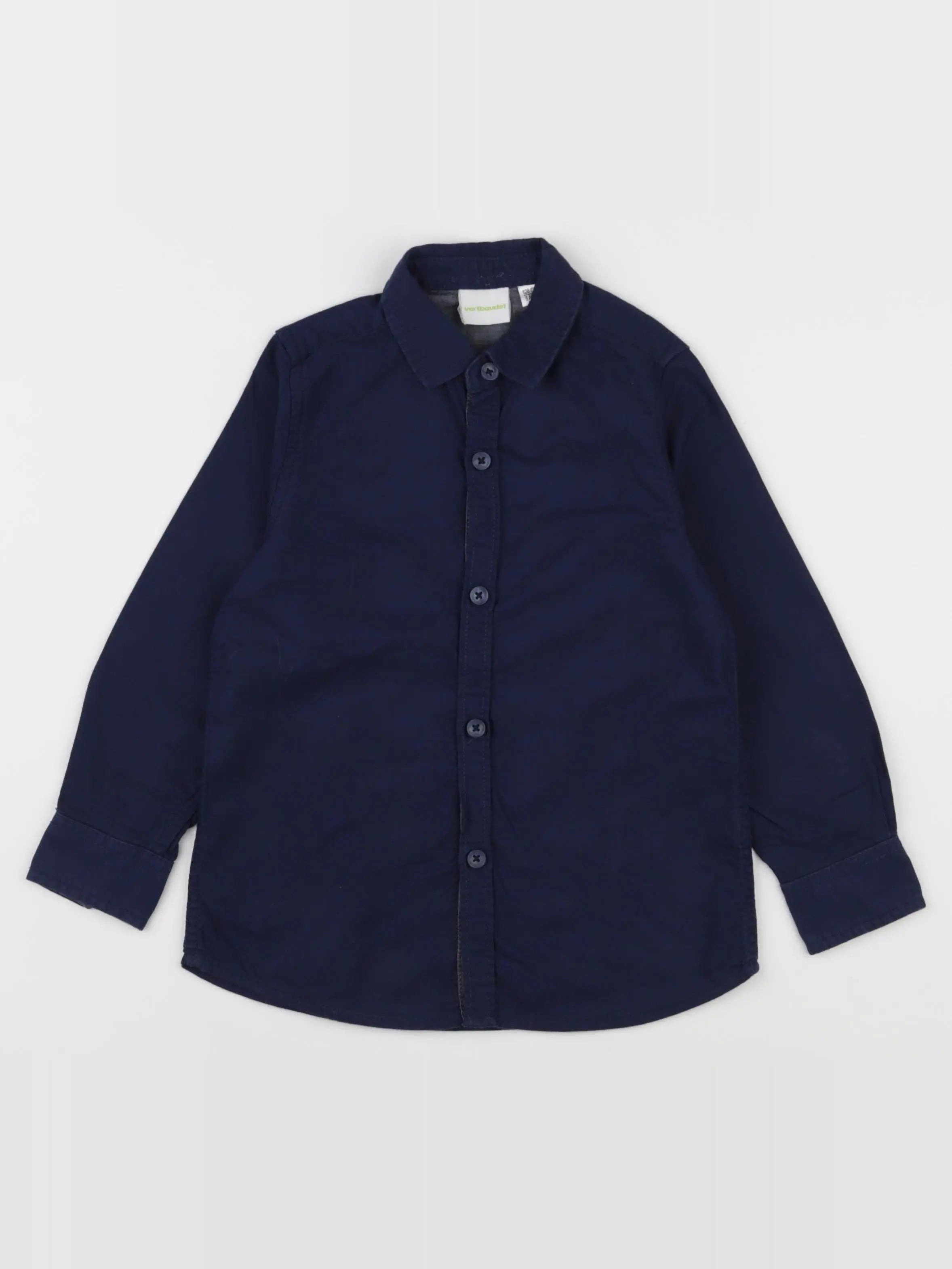 Vertbaudet - chemise bleu - 5 ans