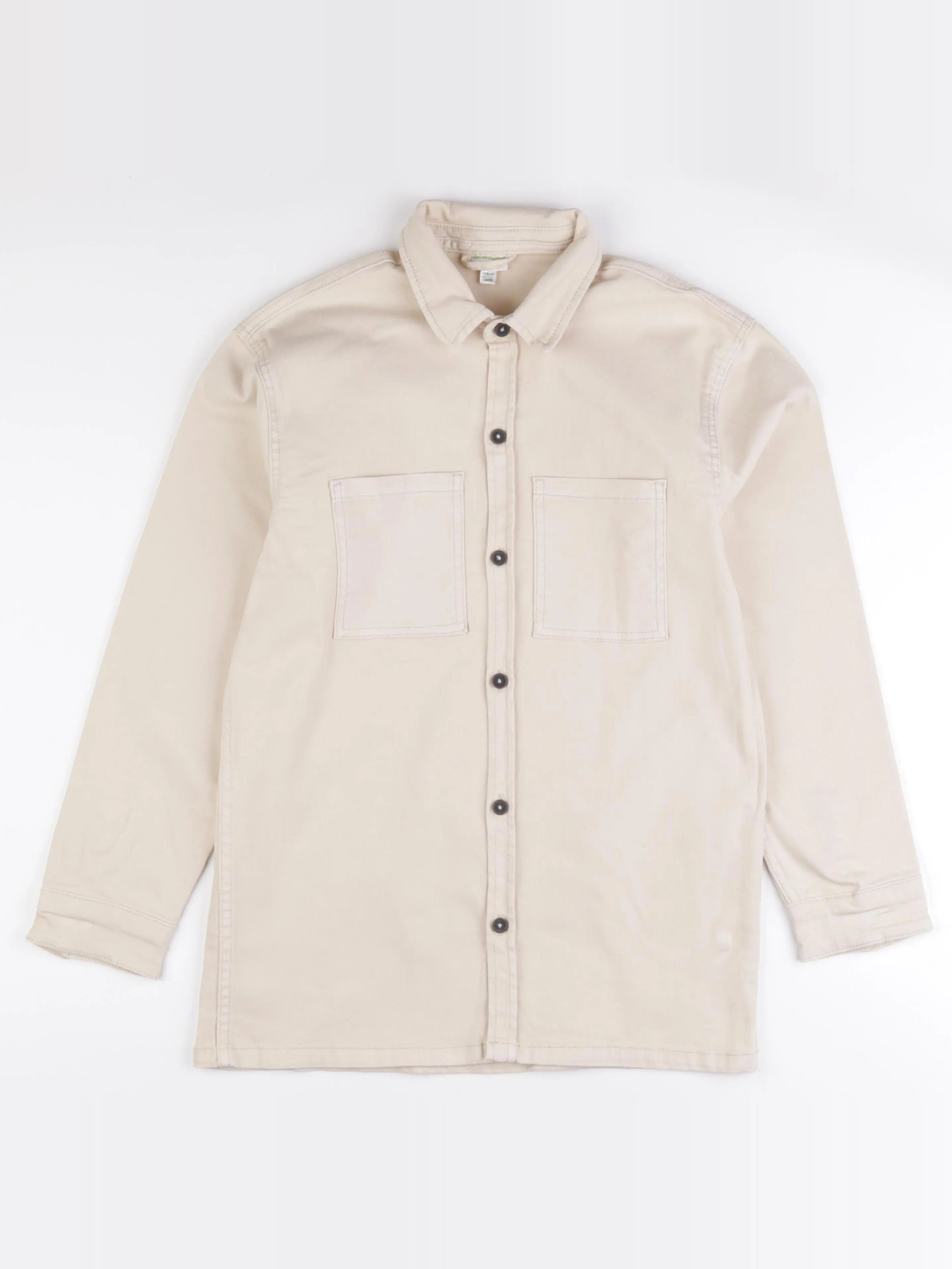 Vertbaudet - sur chemise imprimé au dos beige - 14 ans