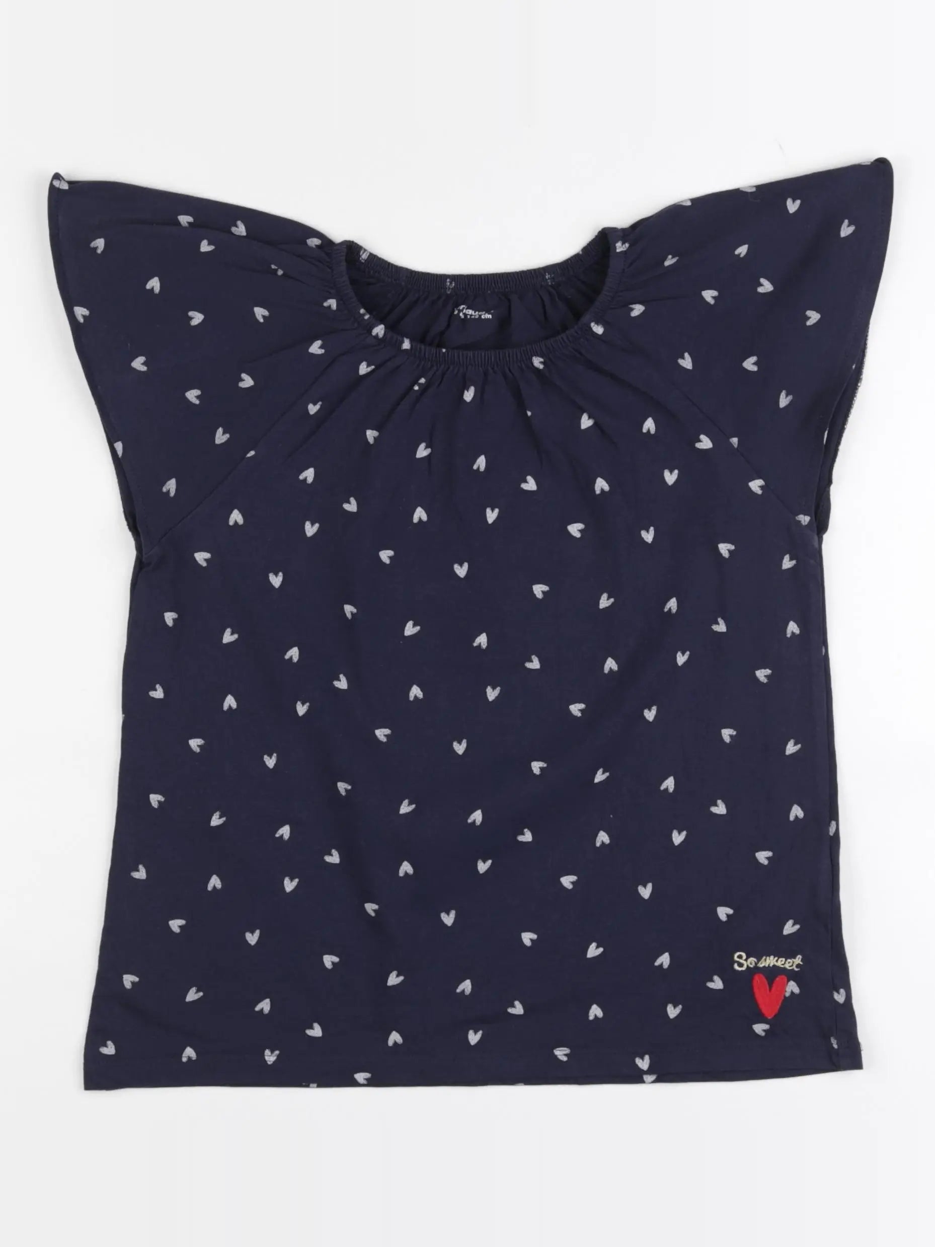 Vertbaudet - tee-shirt bleu - 10 ans