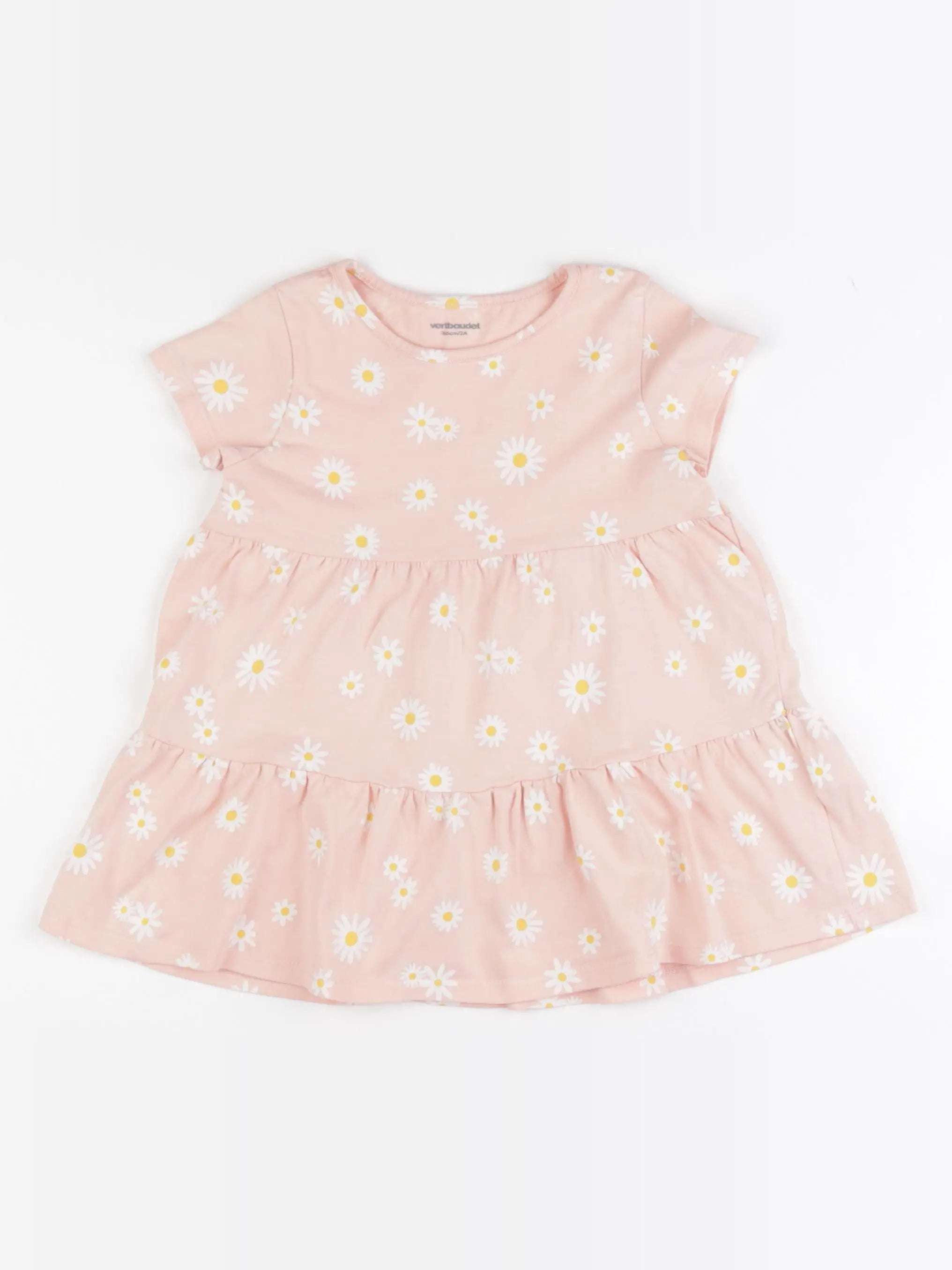 Vertbaudet - robe orange - 2 ans