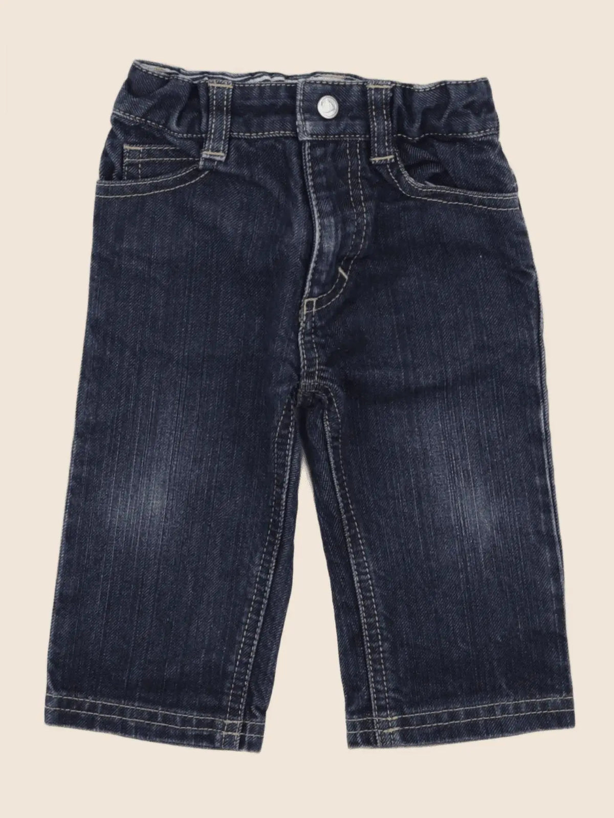 Petit Bateau - jean bleu - 6 mois