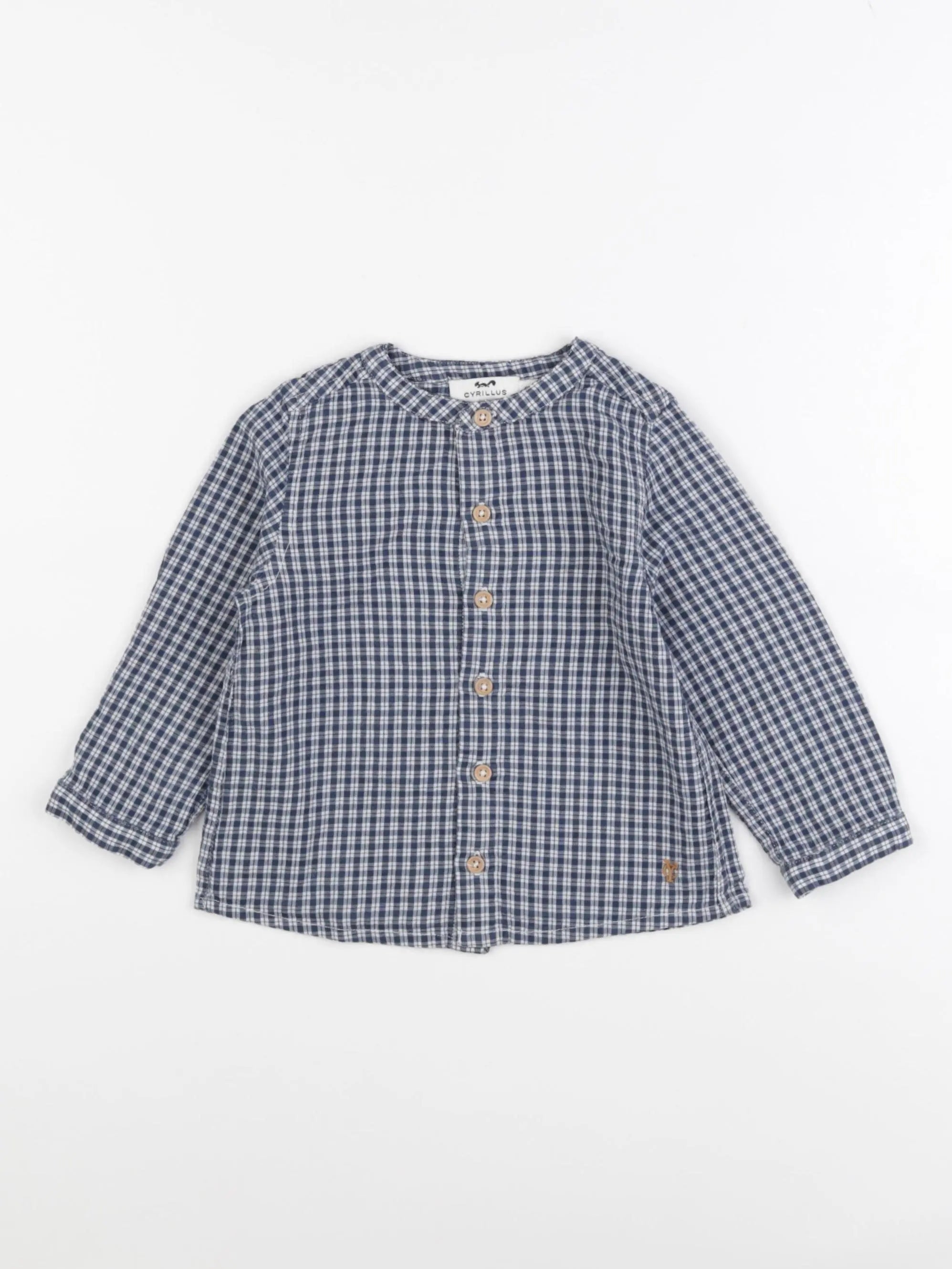 Cyrillus - chemise bleu - 24 mois