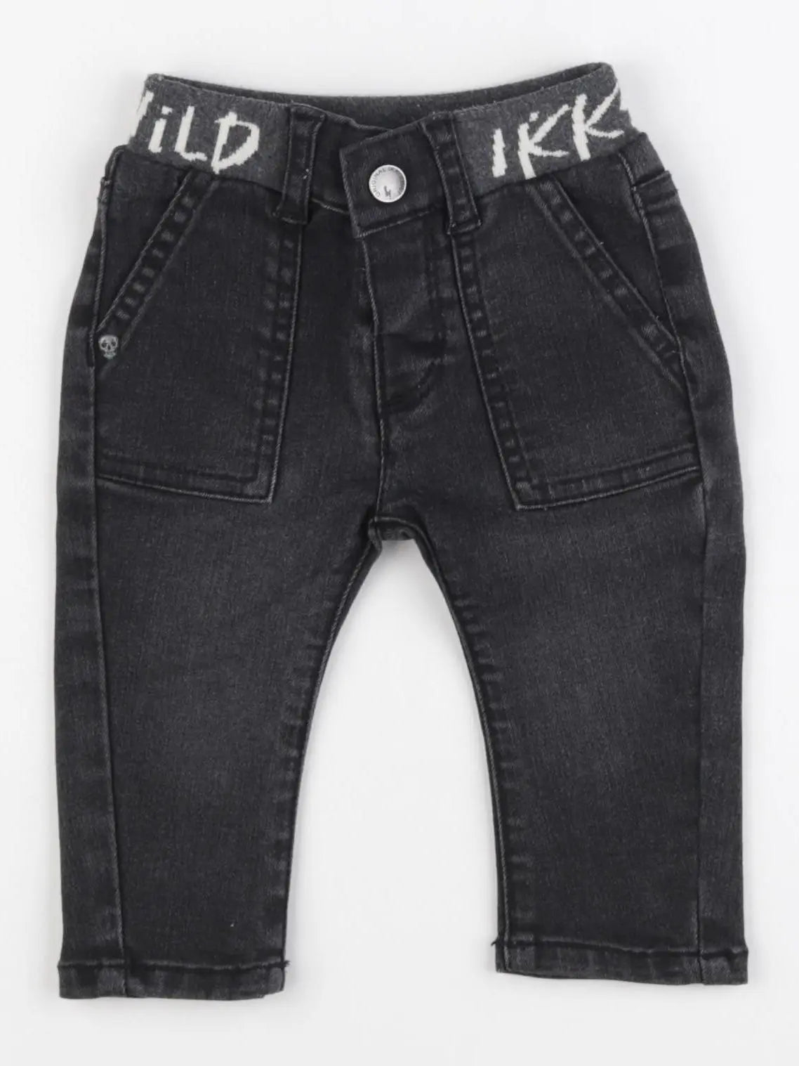 IKKS - jean noir - 6 mois