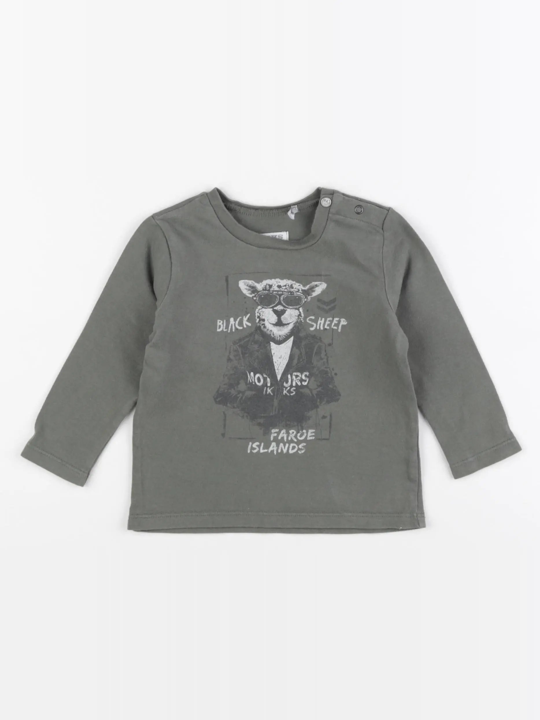 IKKS - tee-shirt vert - 12 mois