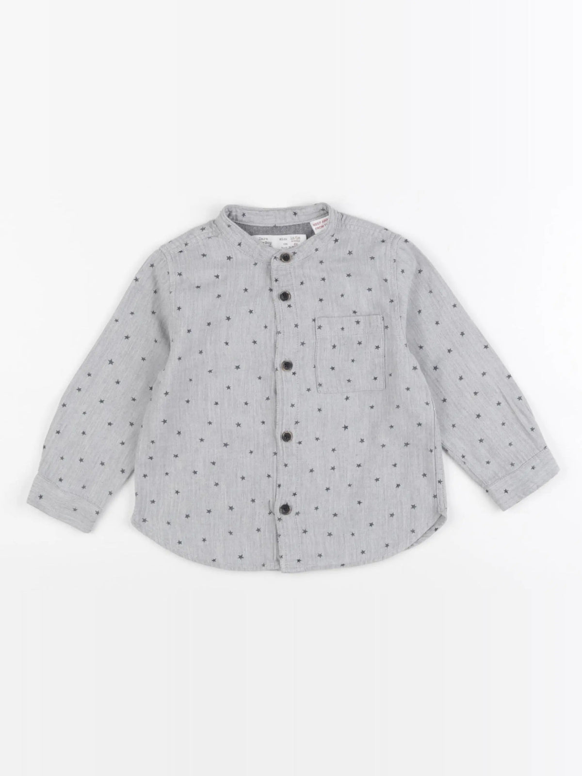 Zara - chemise gris - 12/18 mois