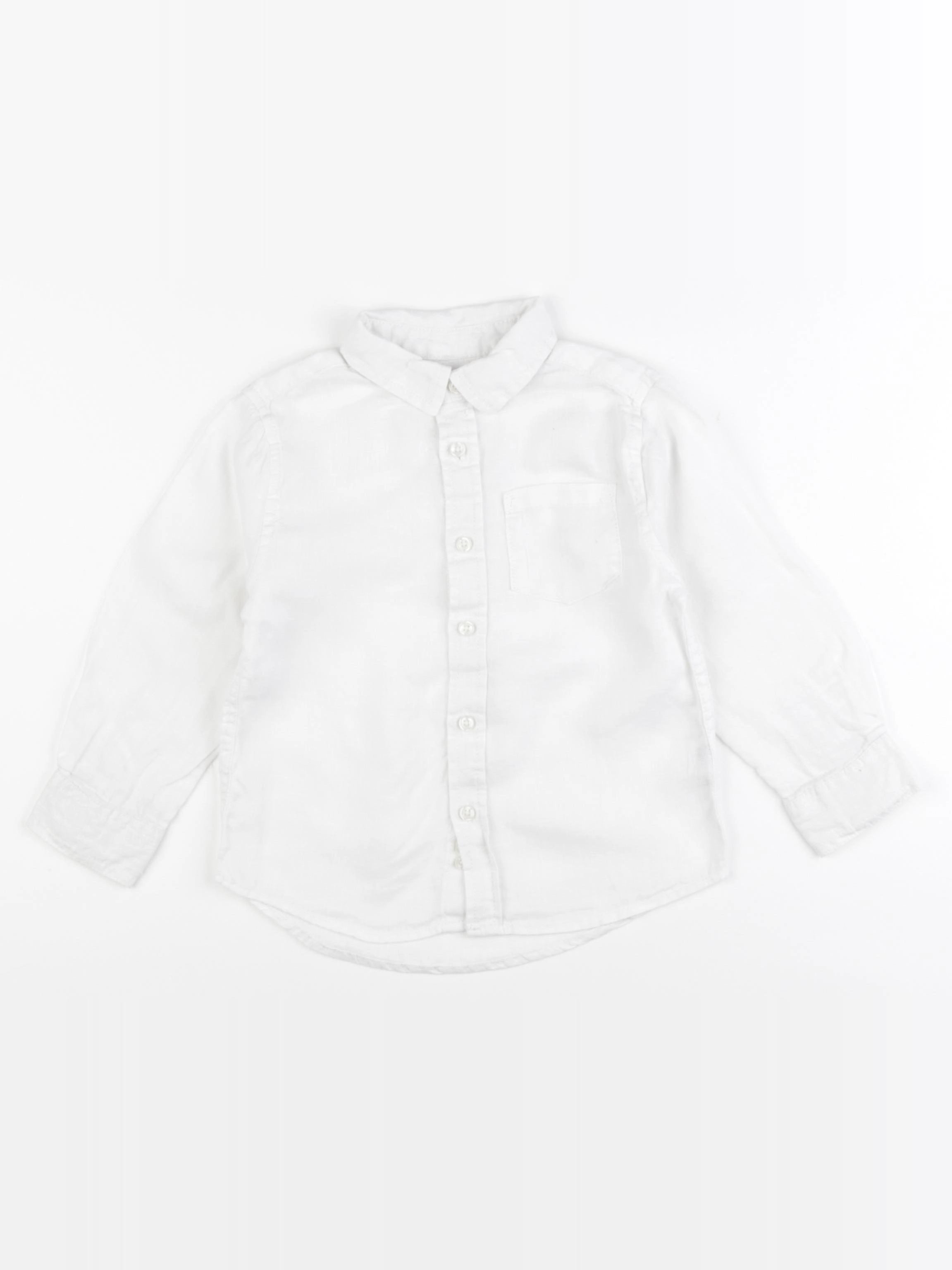 Monoprix - chemise blanc - 3 ans