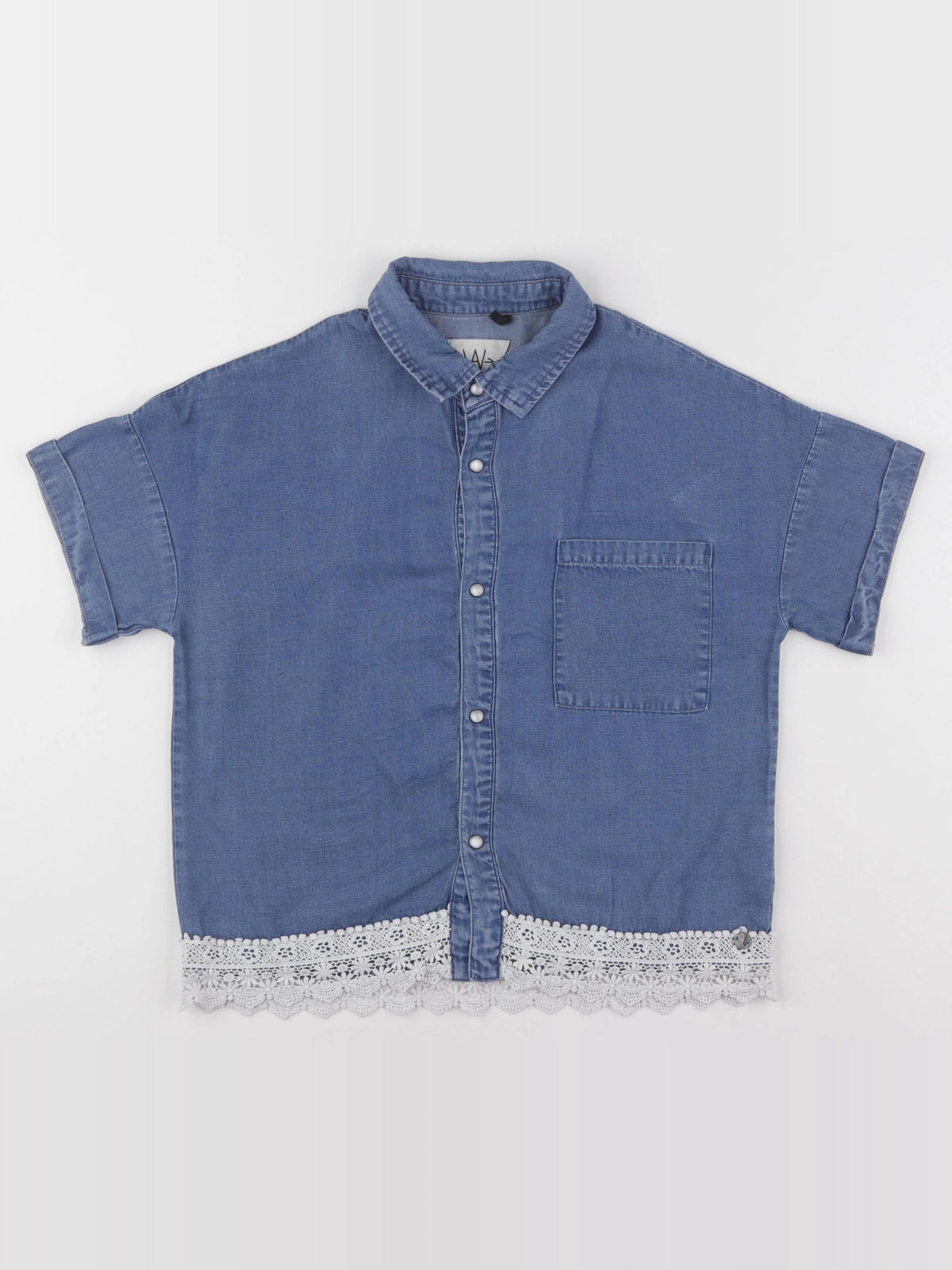 IKKS - blouse bleu - 10 ans