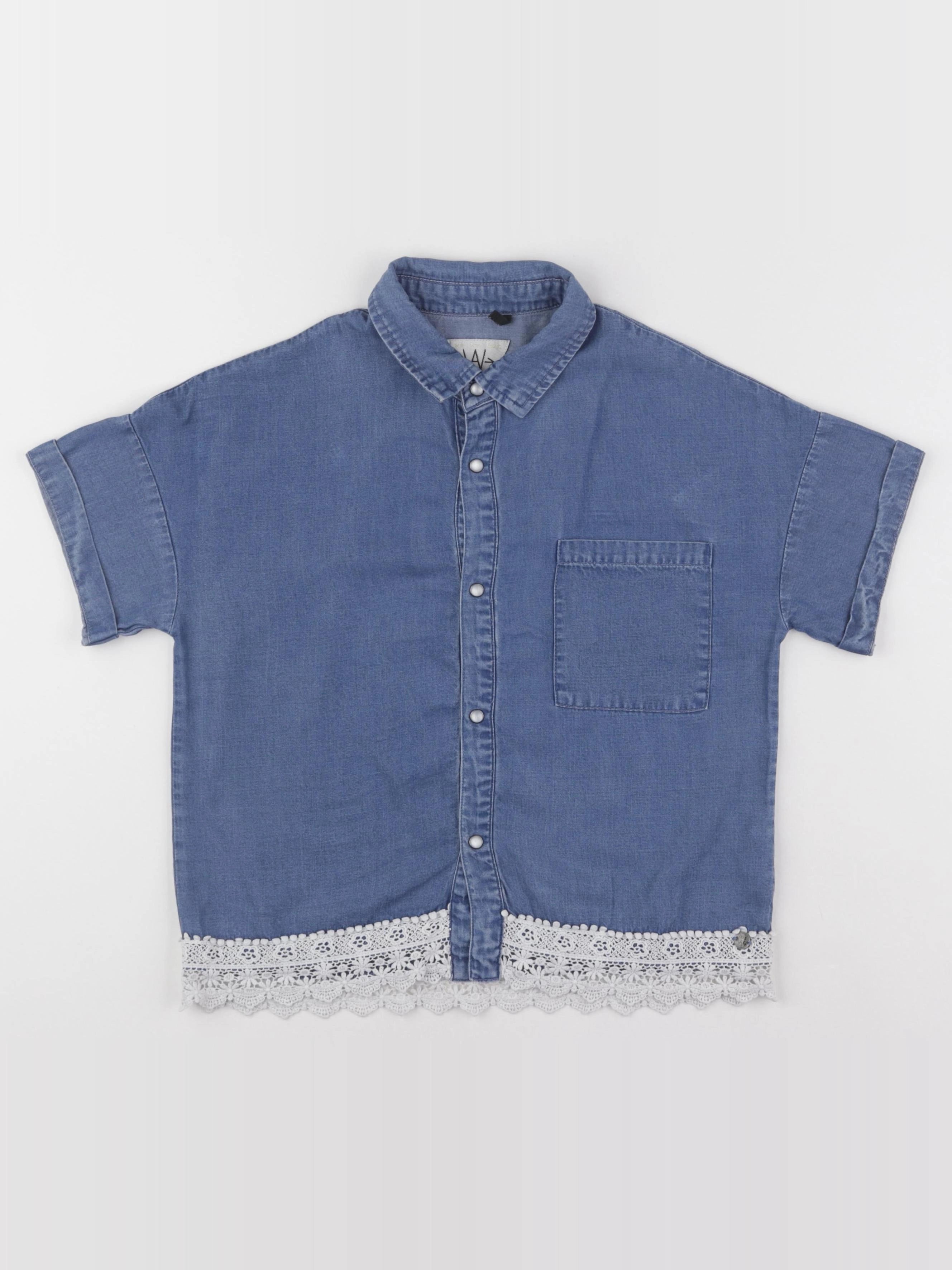 IKKS - blouse bleu - 10 ans