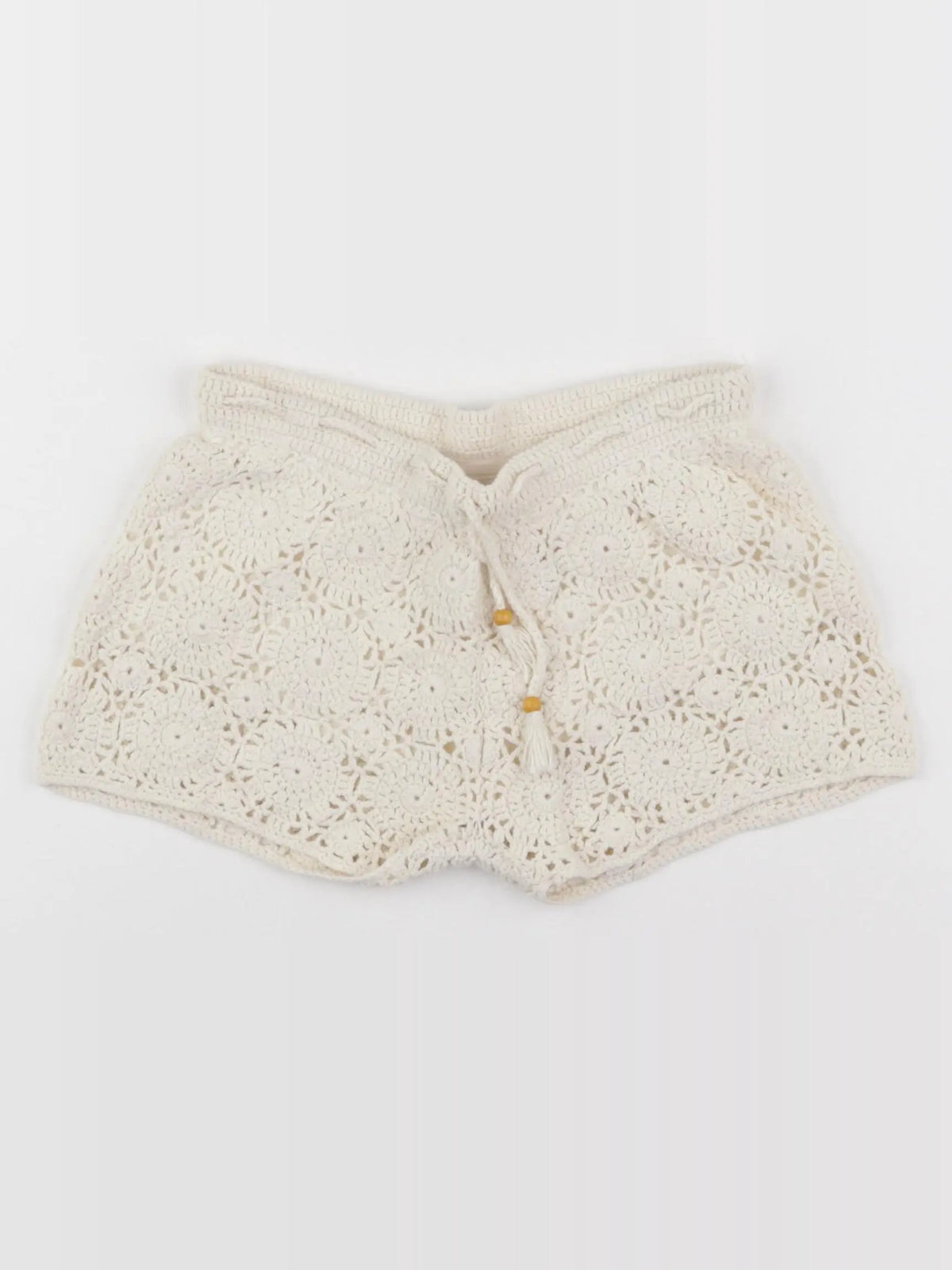 Bonpoint - short doublé beige - 8 ans