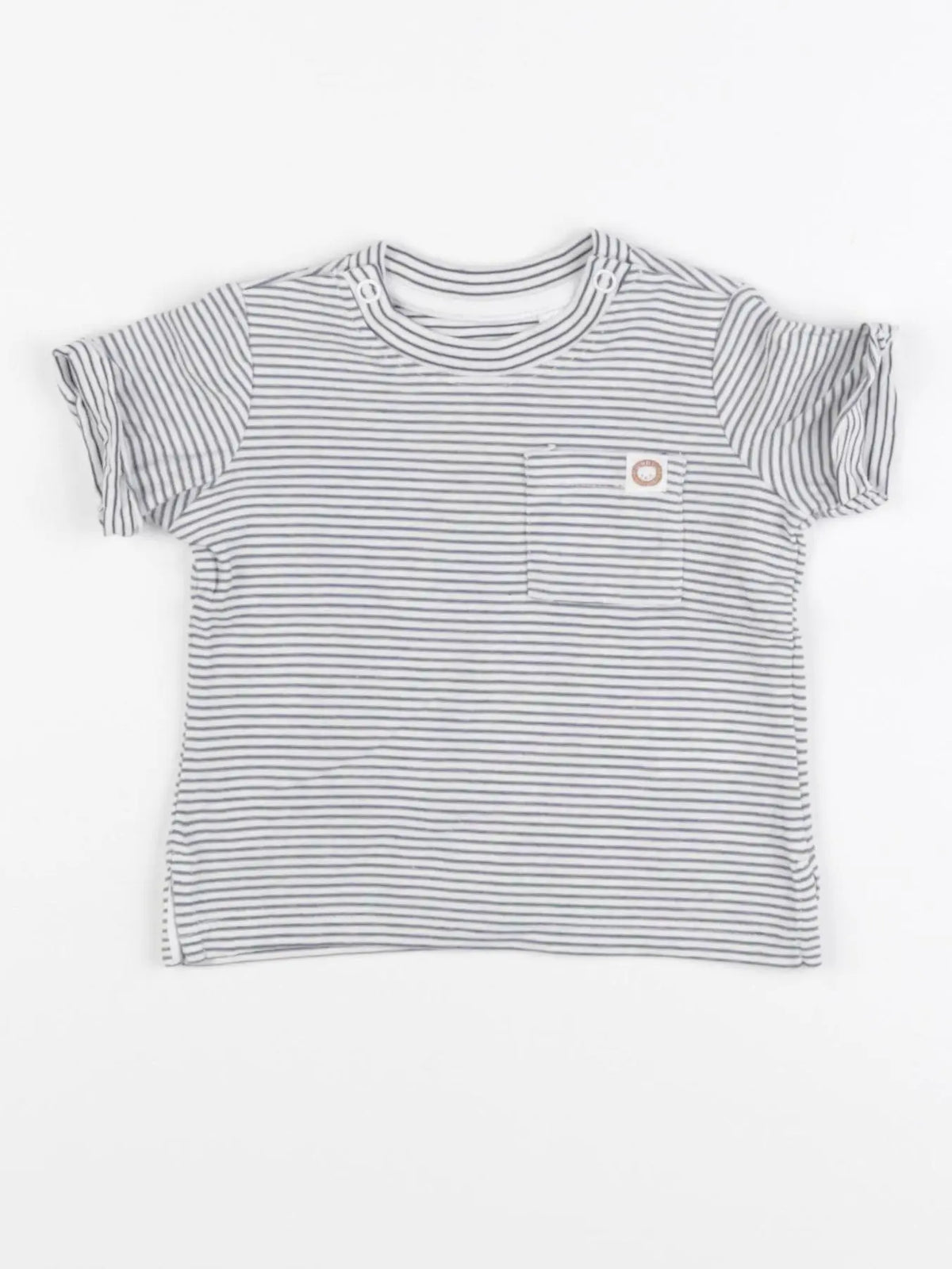 H&M - tee-shirt bleu - 3 mois