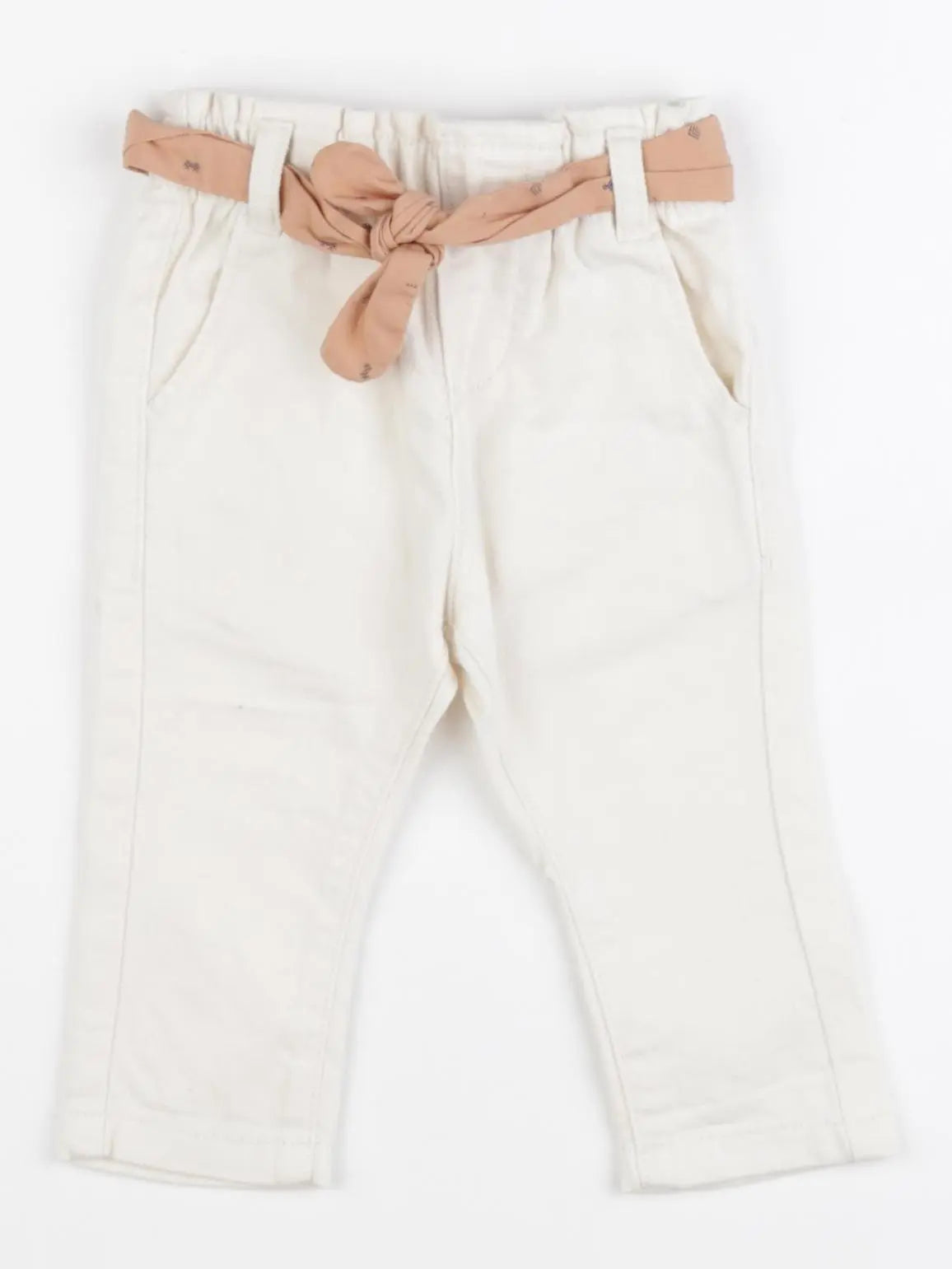 Vertbaudet - pantalon blanc - 3 mois