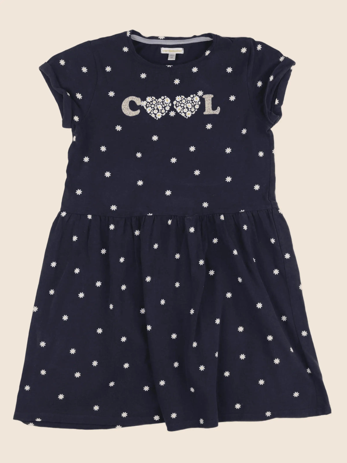Vertbaudet - robe bleu - 10 ans