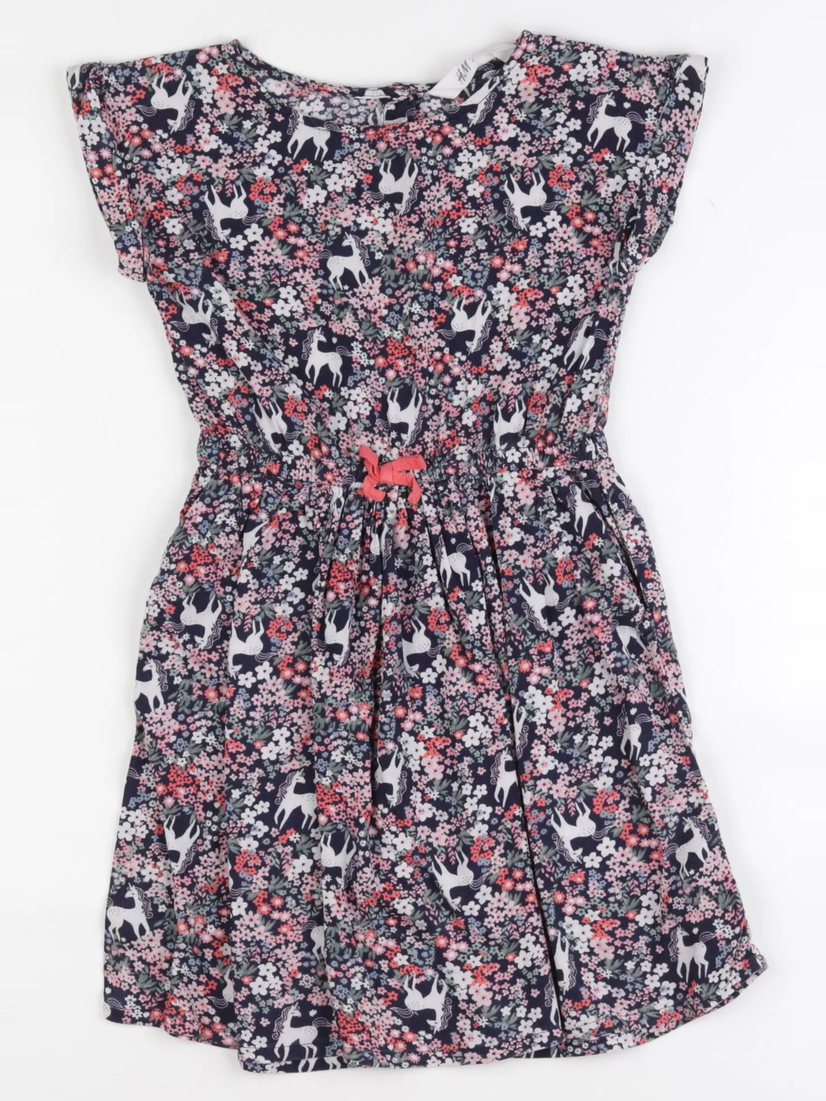 H&M - robe multicolore - 6/7 ans