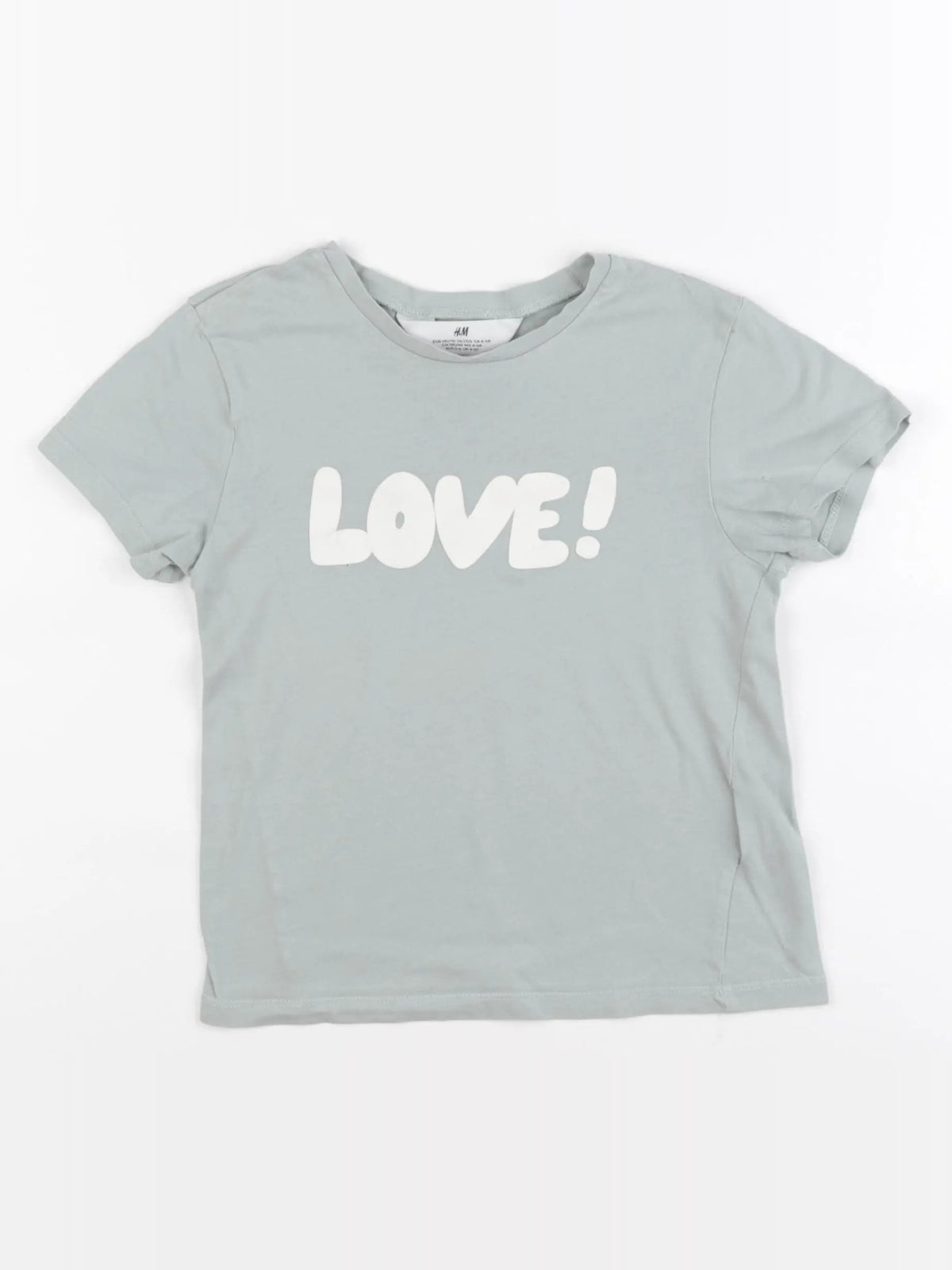 H&M - tee-shirt vert - 4/6 ans
