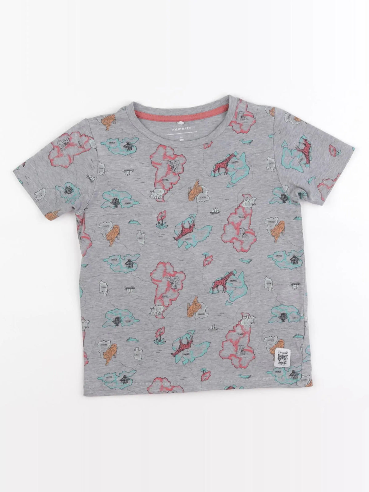 Name it - tee-shirt gris - 5 ans