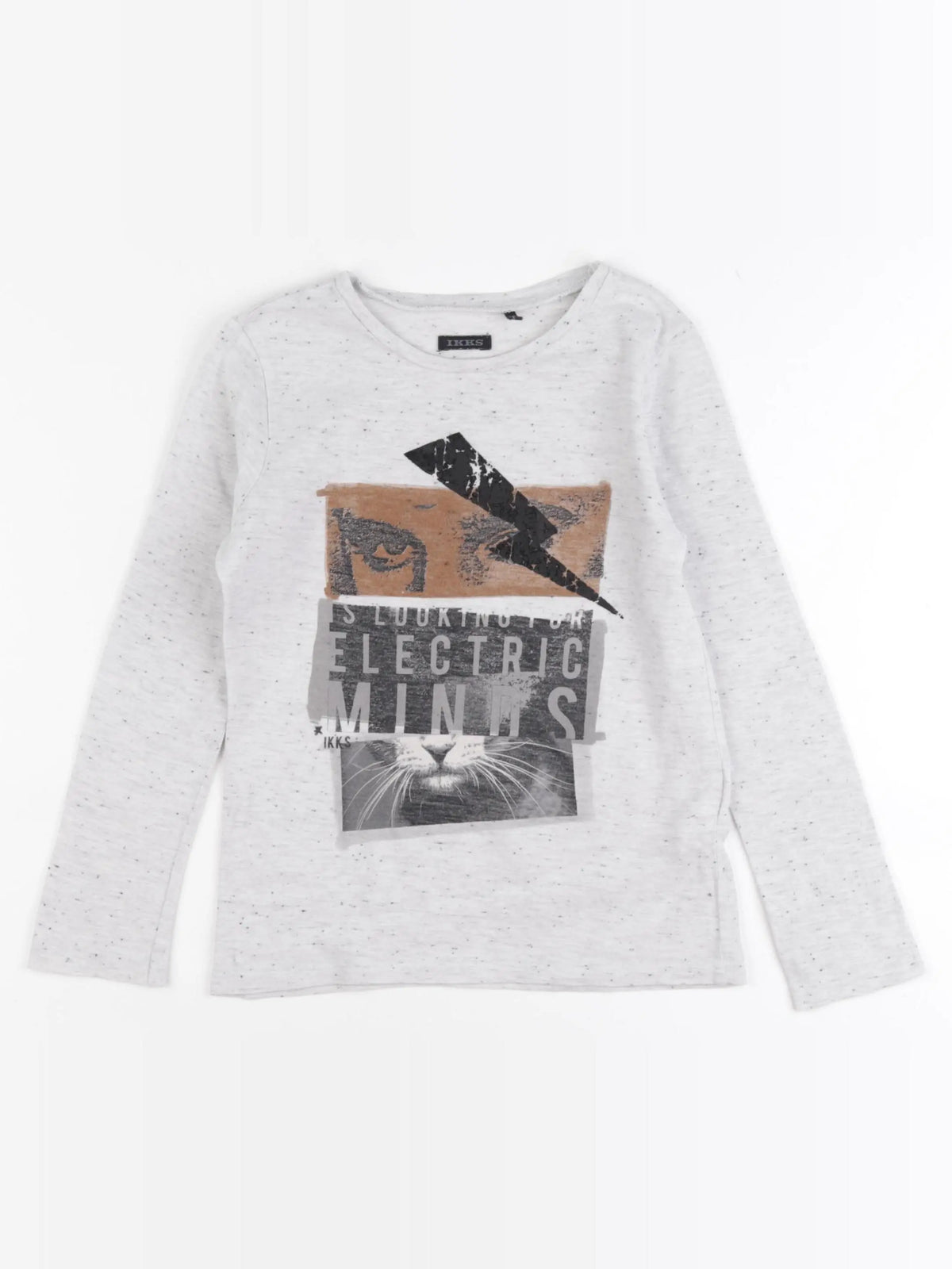 IKKS - tee-shirt gris - 5 ans