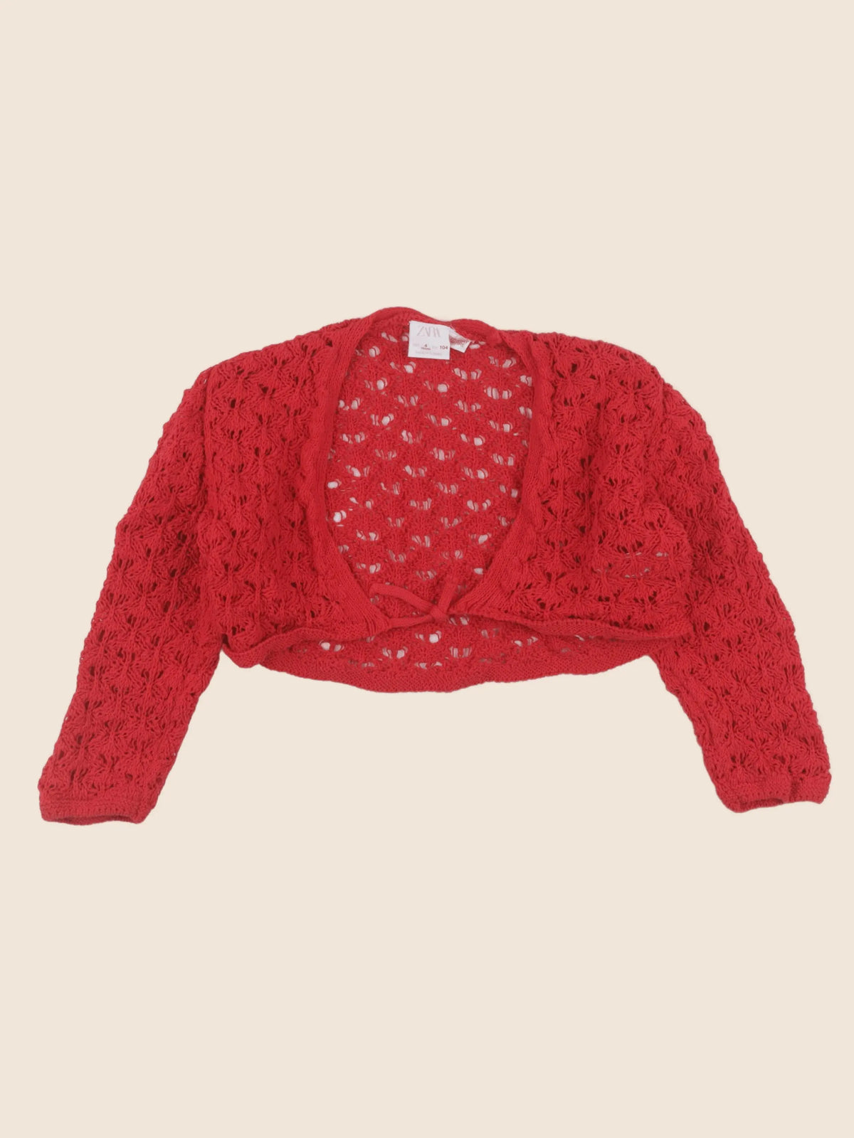 Zara - gilet rouge - 4 ans