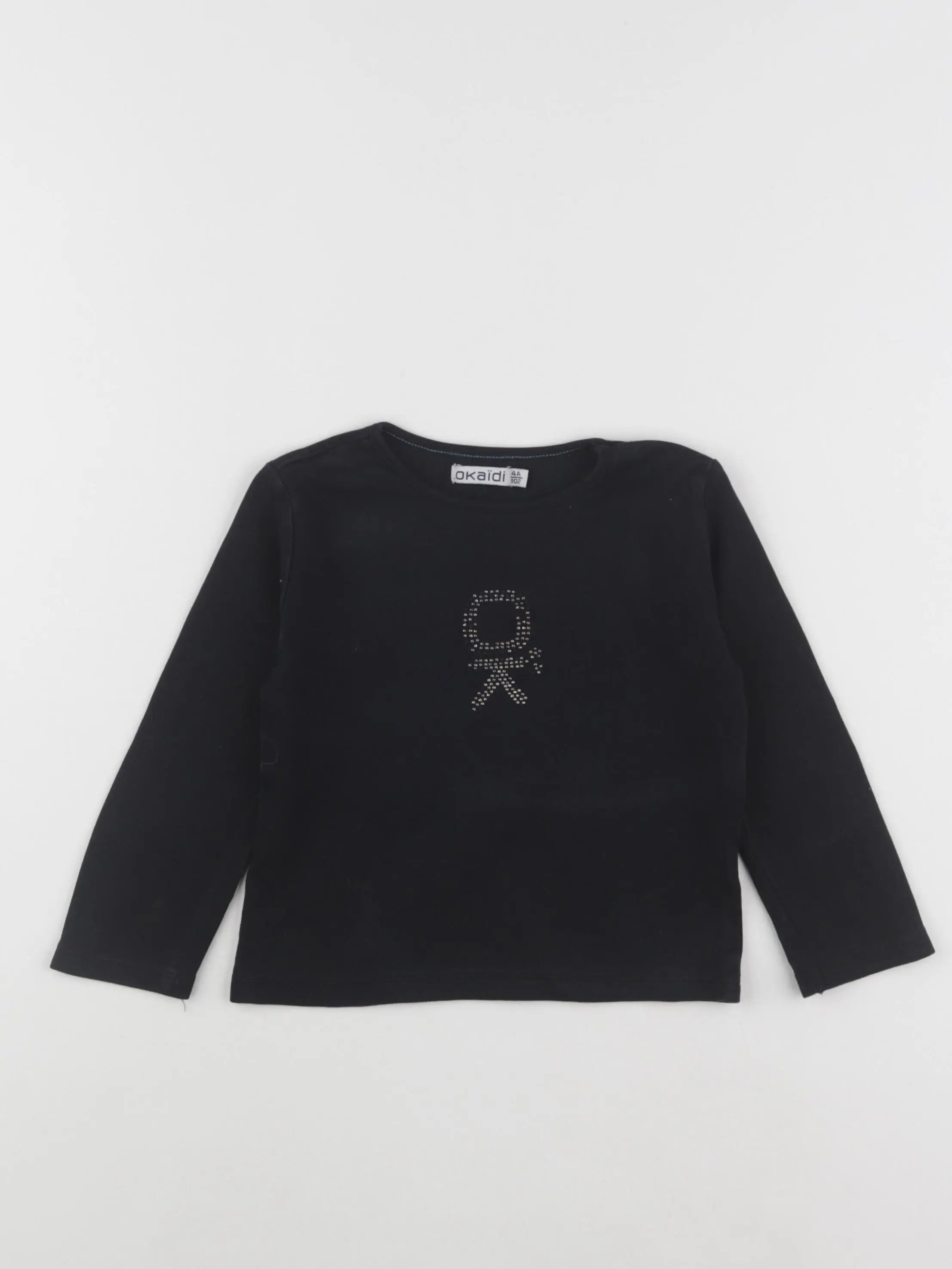 Okaidi - tee-shirt noir - 4 ans