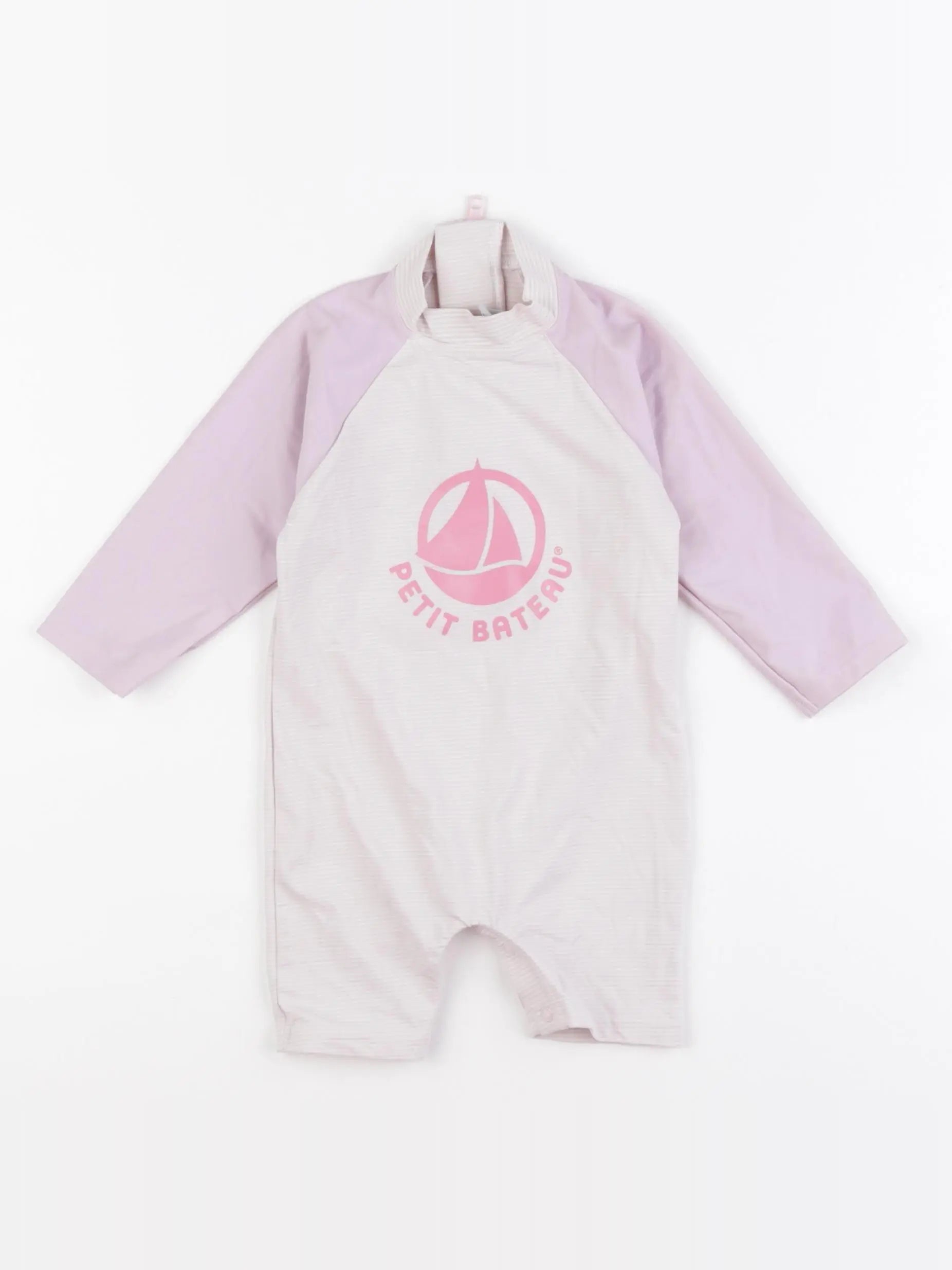 Petit Bateau - combi de bain rose - 18 mois