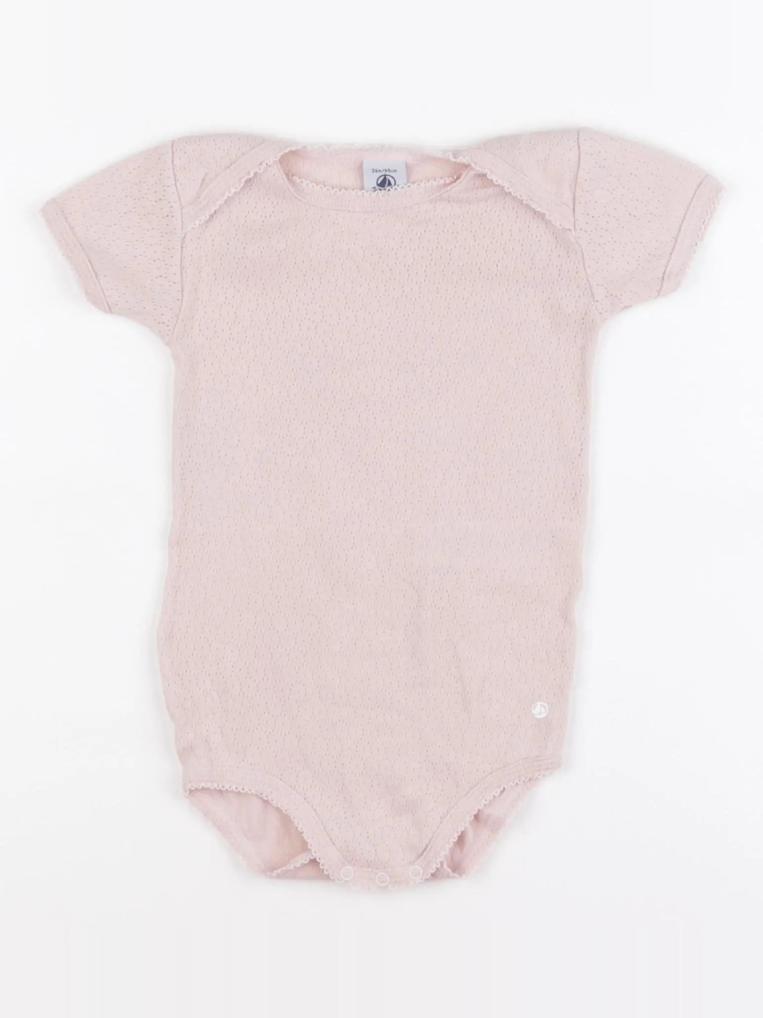 Petit Bateau - body rose - 36 mois