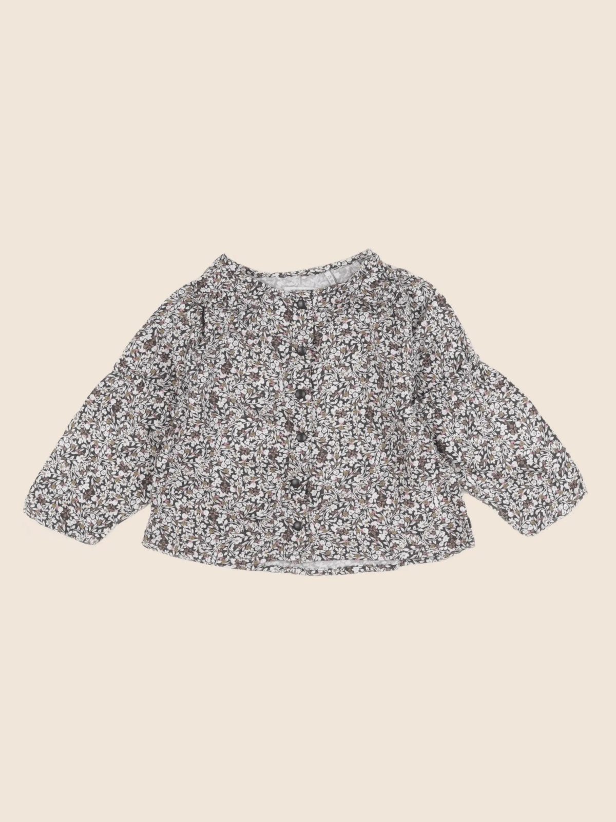 IKKS - blouse marron - 2 ans