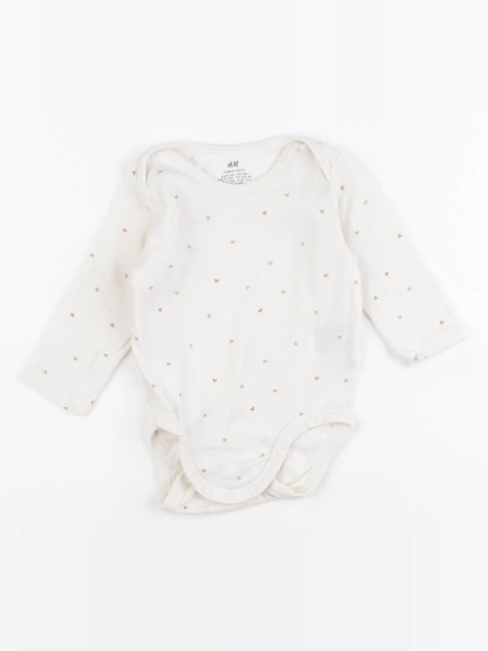 H&M - body beige - 3 mois