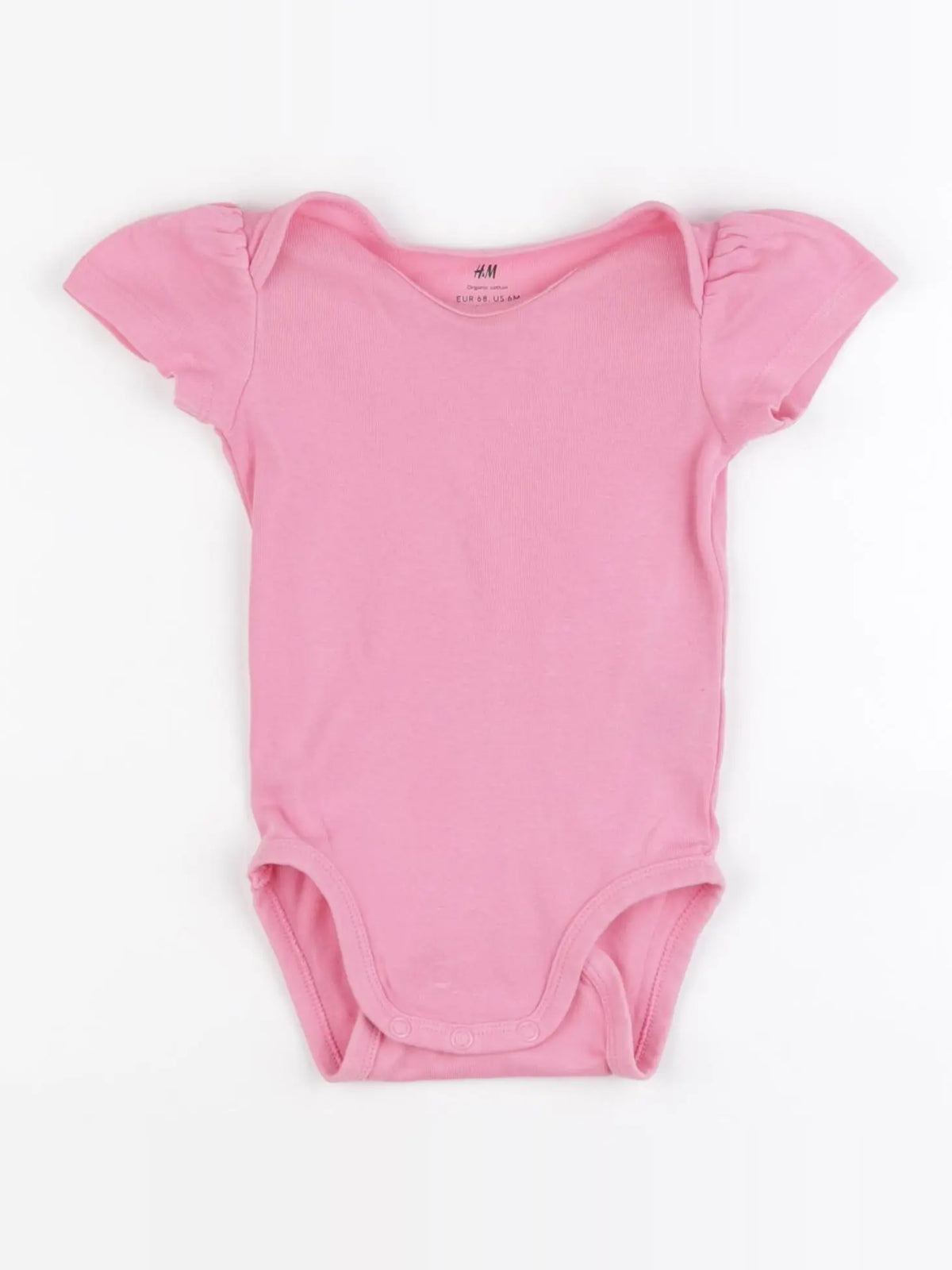 H&M - body rose - 3/6 mois