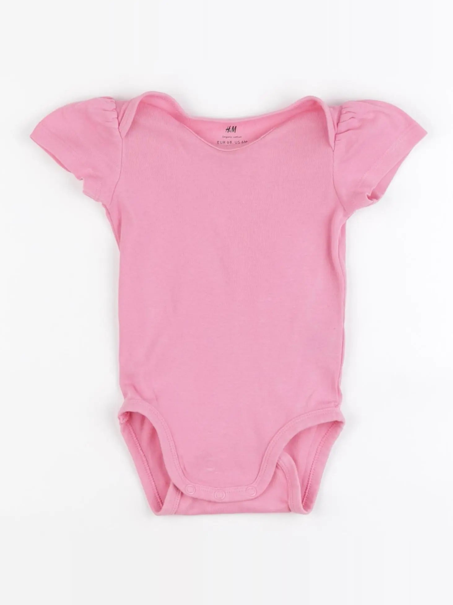 H&M - body rose - 3/6 mois