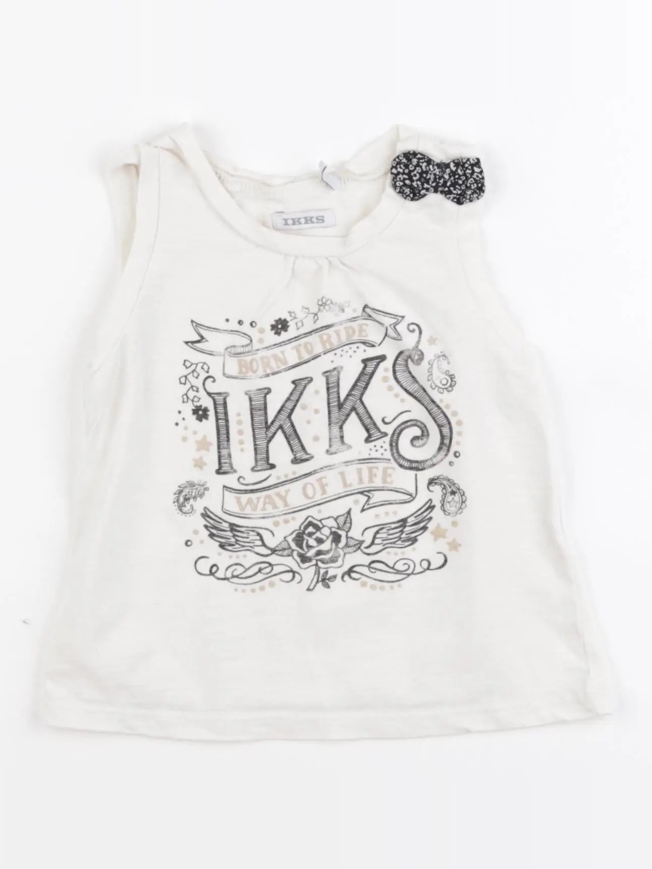 IKKS - débardeur beige, or - 2 ans
