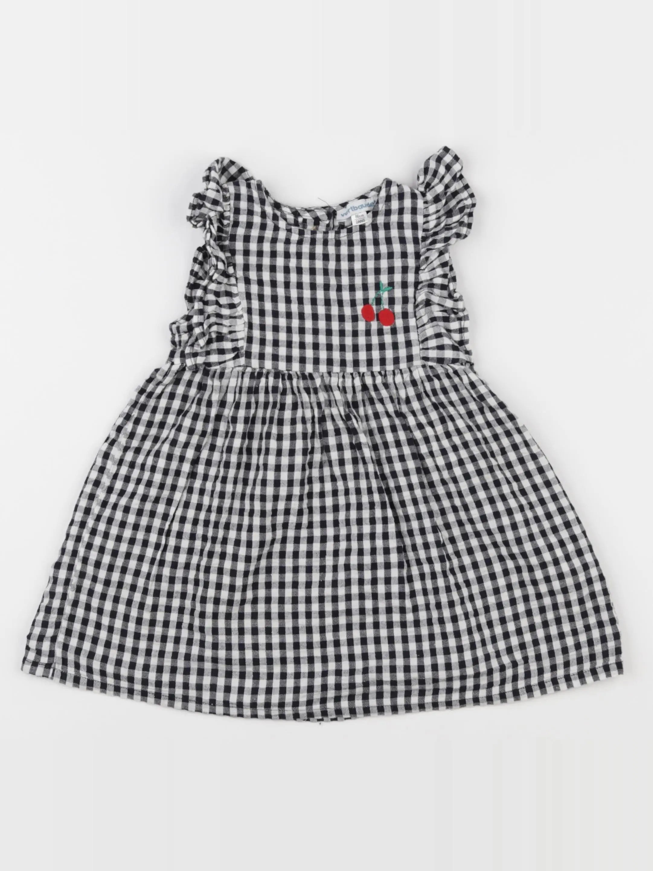 Vertbaudet - robe blanc - 2 ans