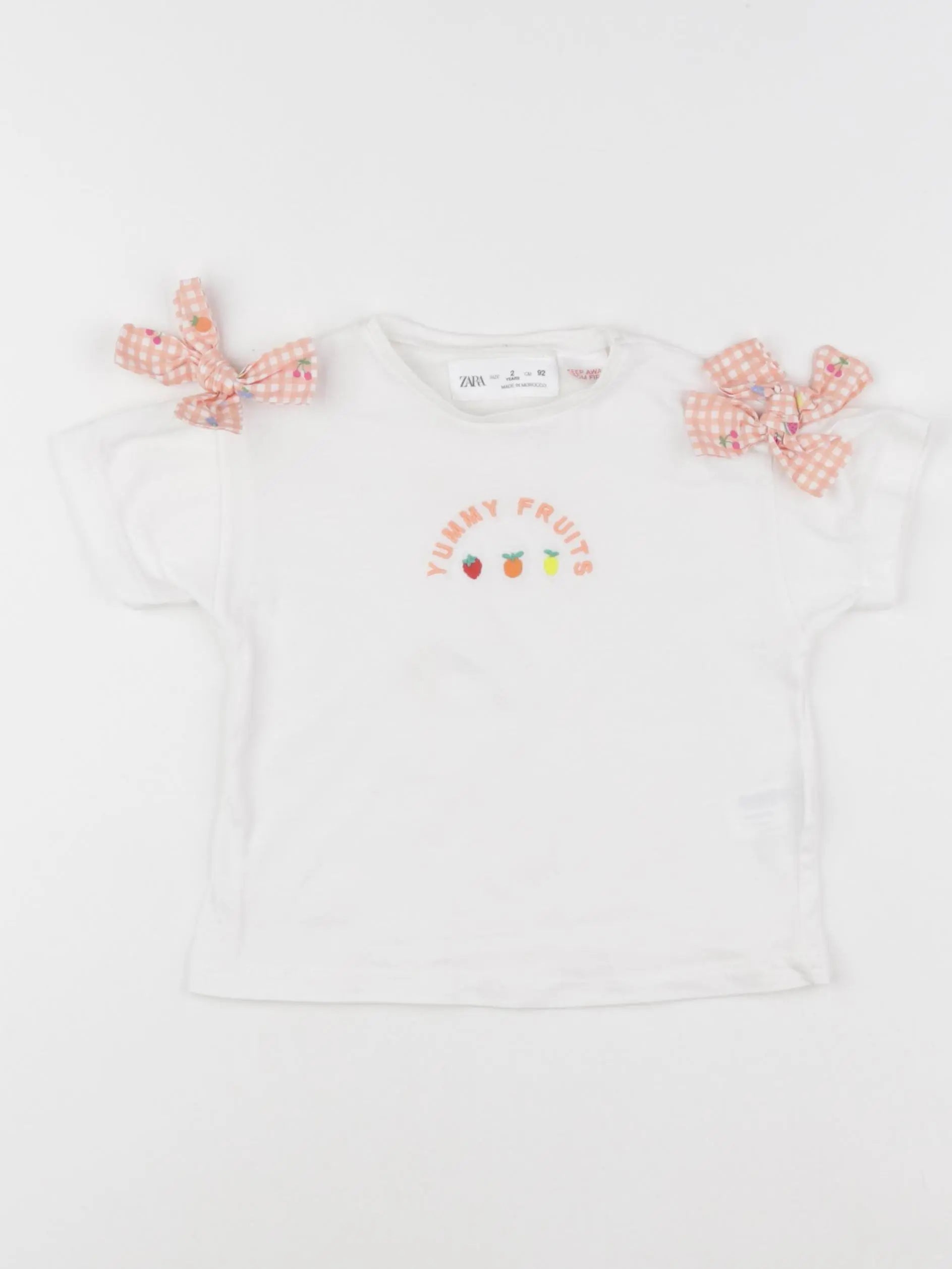 Zara - tee-shirt blanc - 2 ans
