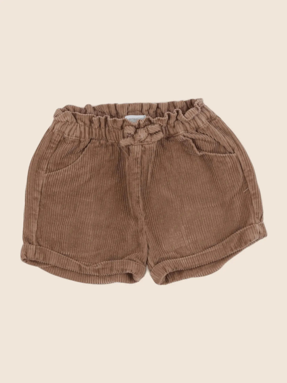 Vertbaudet - short marron - 2 ans