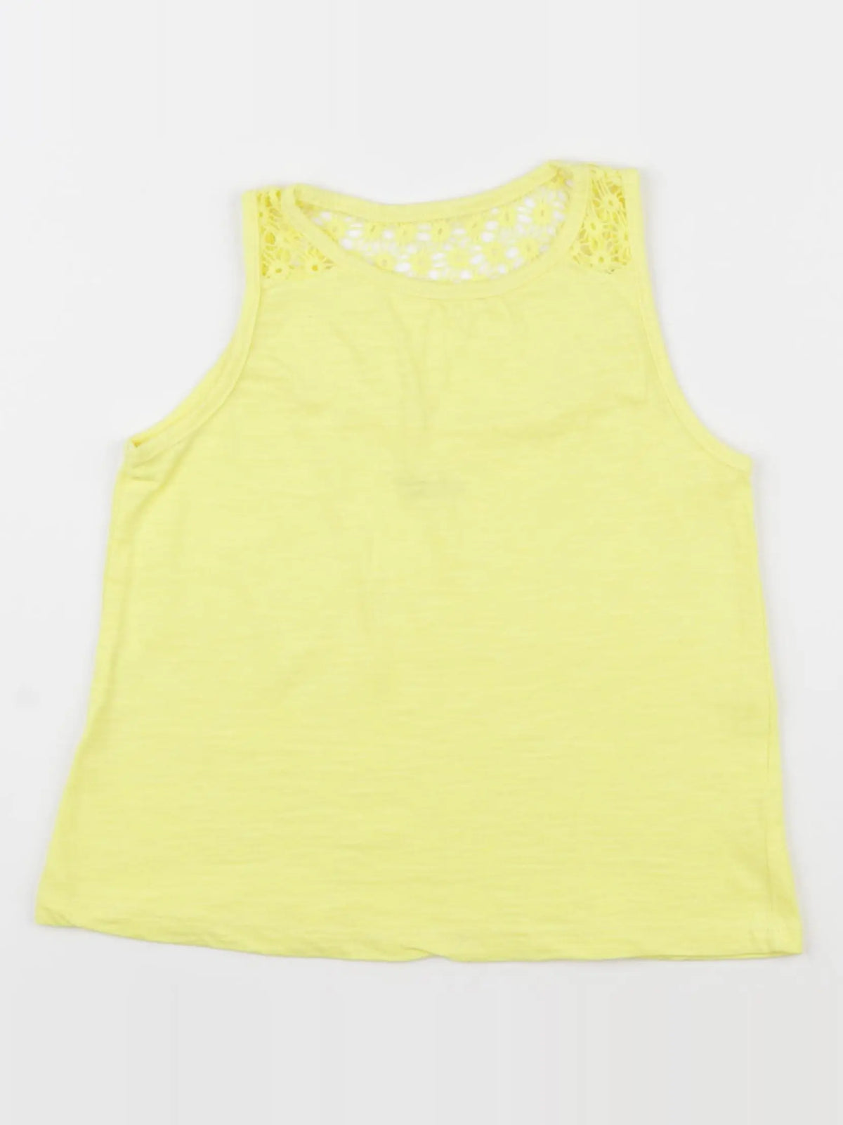 Vertbaudet - débardeur jaune - 6 ans