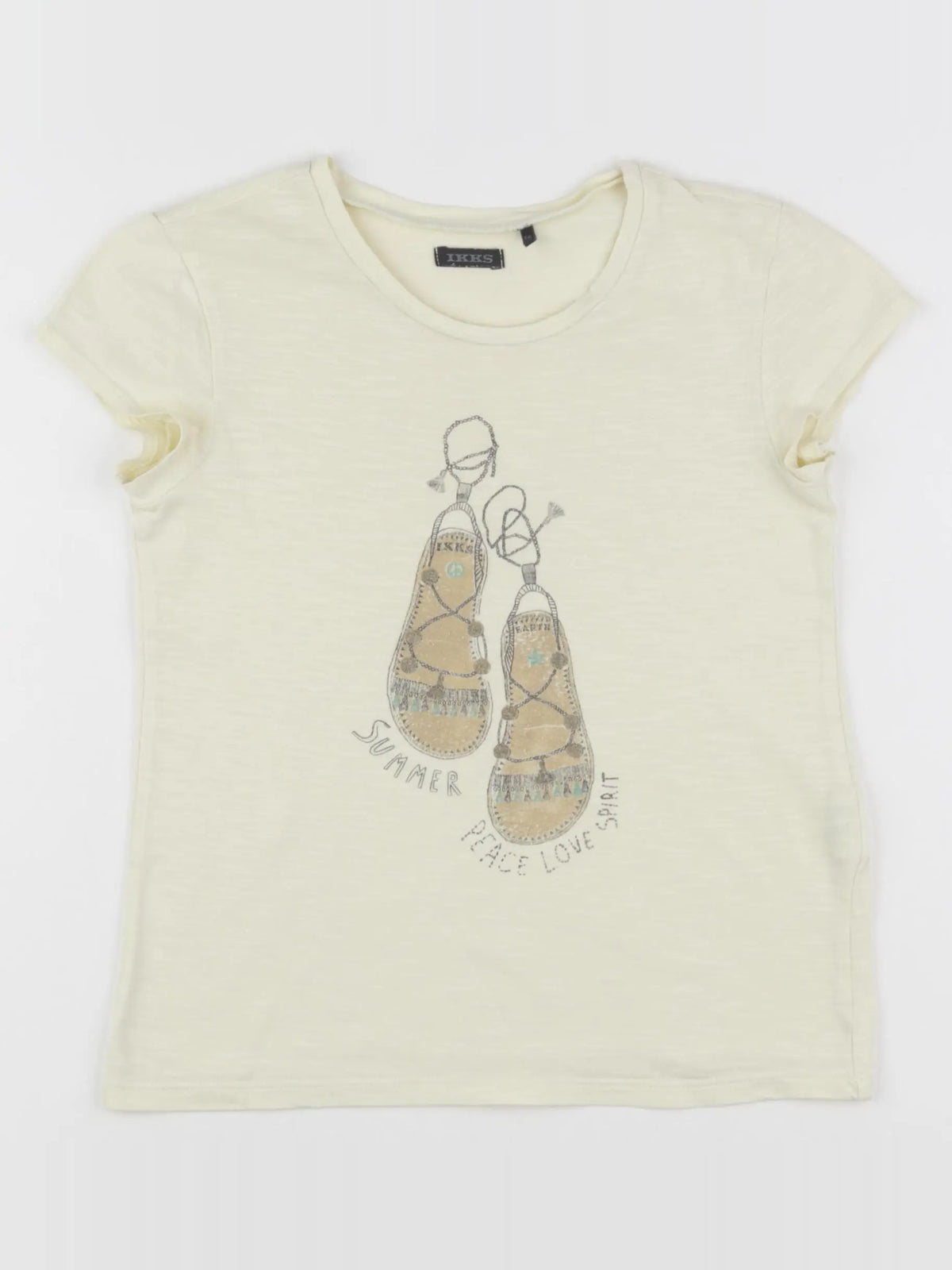 IKKS - tee-shirt jaune, or - 8 ans