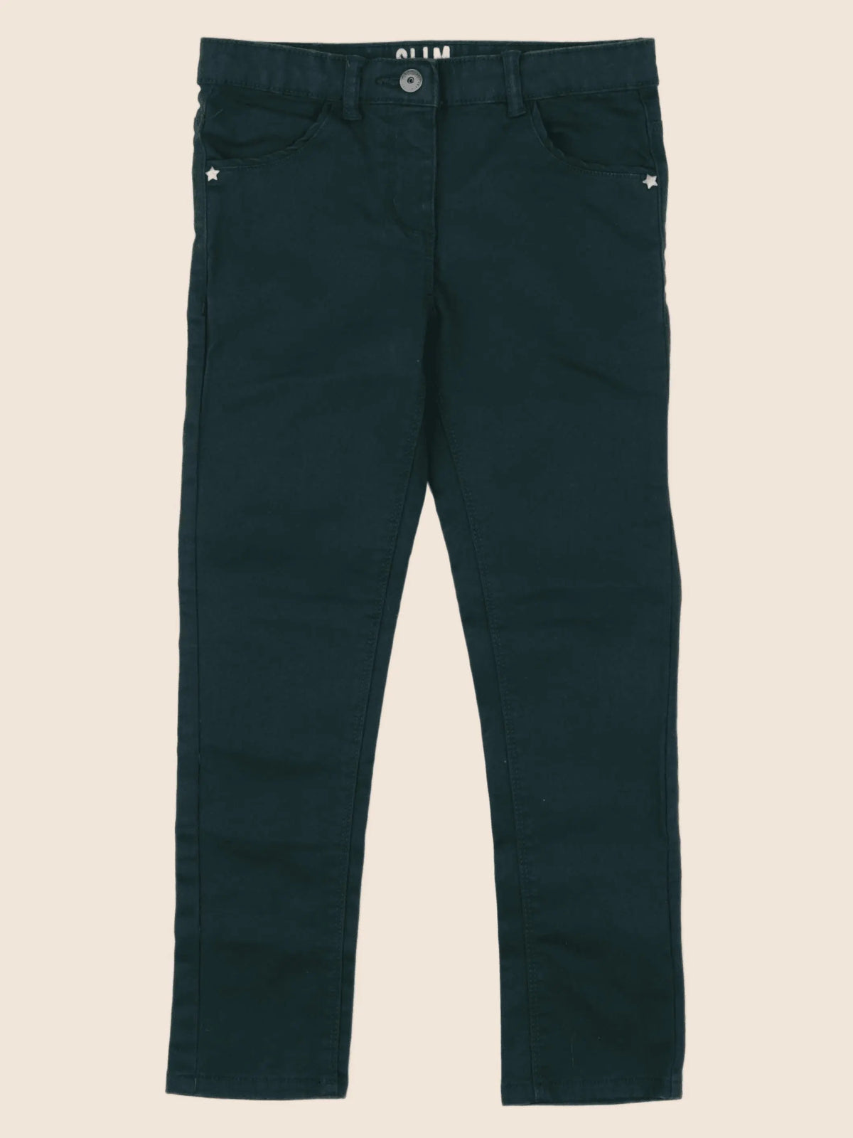 Vertbaudet - pantalon vert - 9 ans