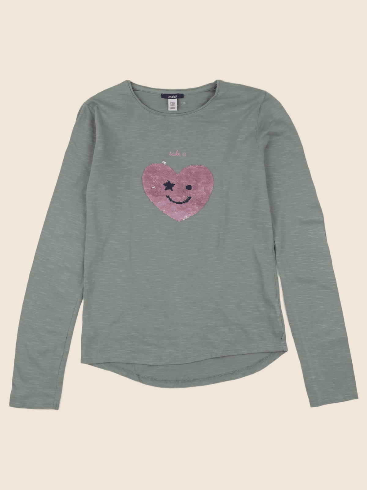 Okaidi - tee-shirt vert - 14 ans
