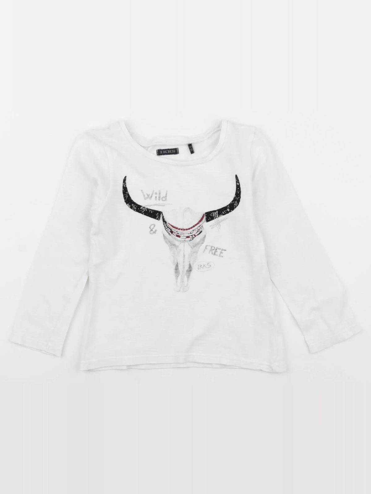 IKKS - tee-shirt blanc - 3 ans