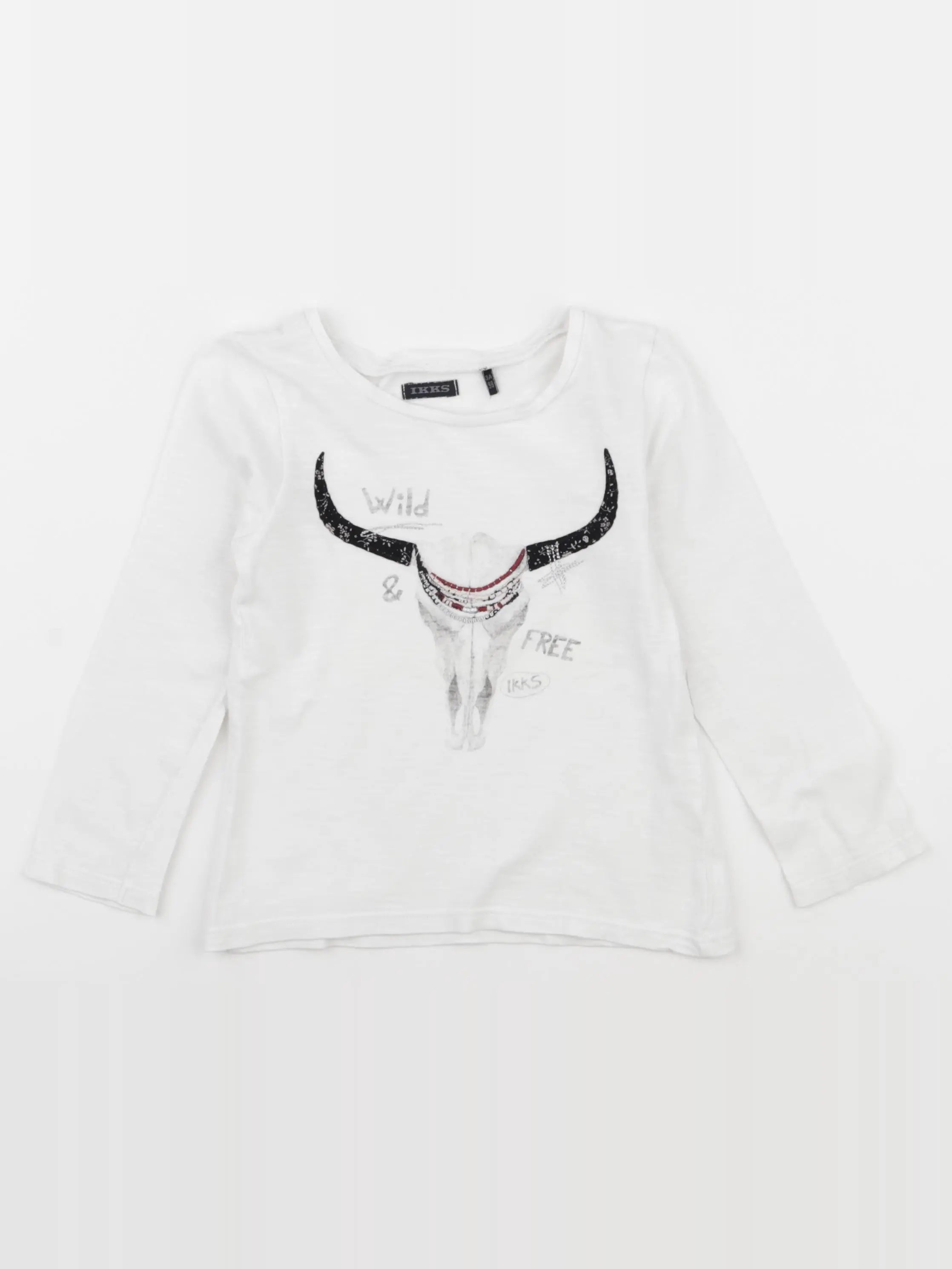 IKKS - tee-shirt blanc - 3 ans