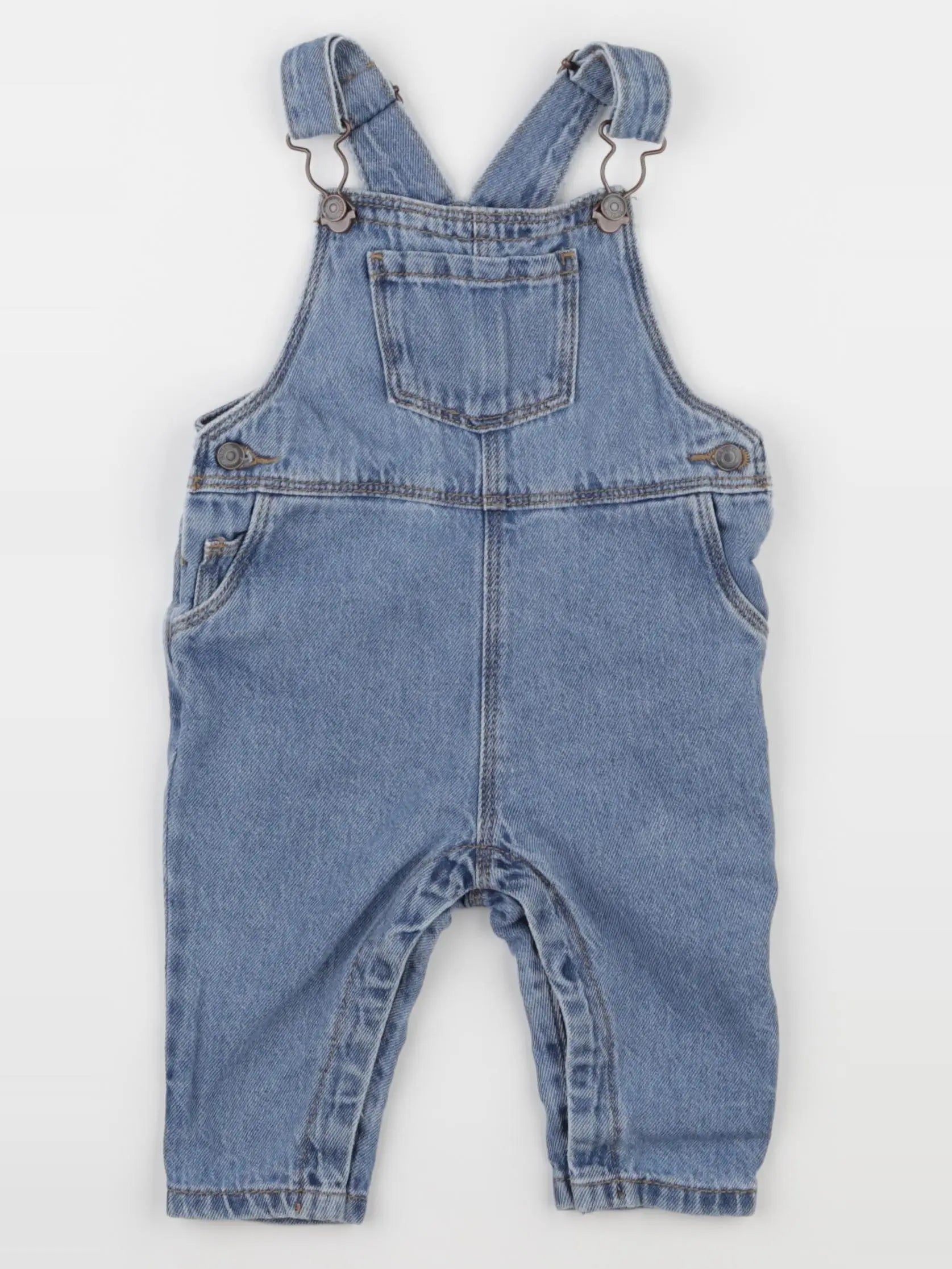 Vertbaudet - salopette bleu - 6 mois