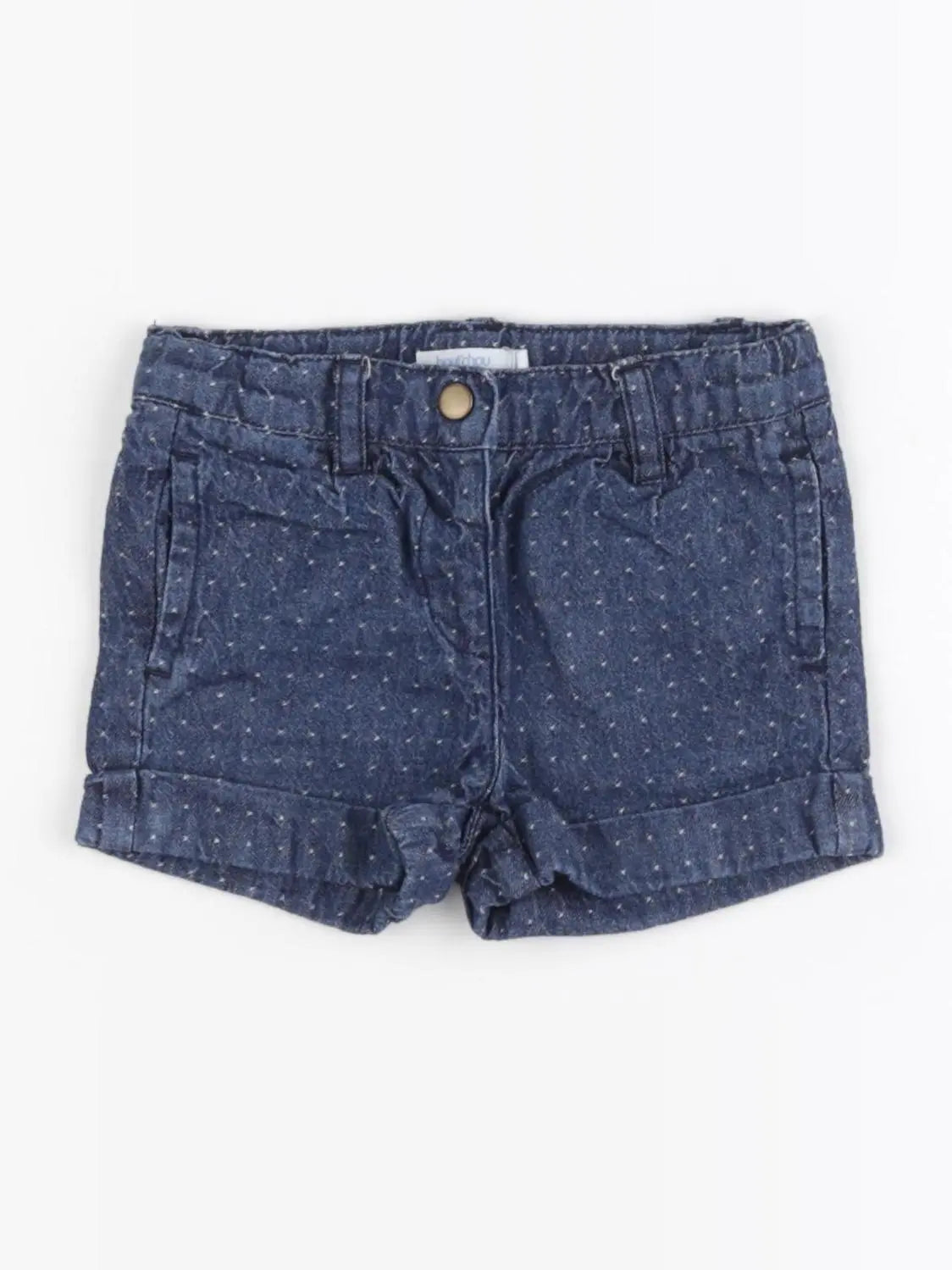 Boutchou - short bleu - 6 mois