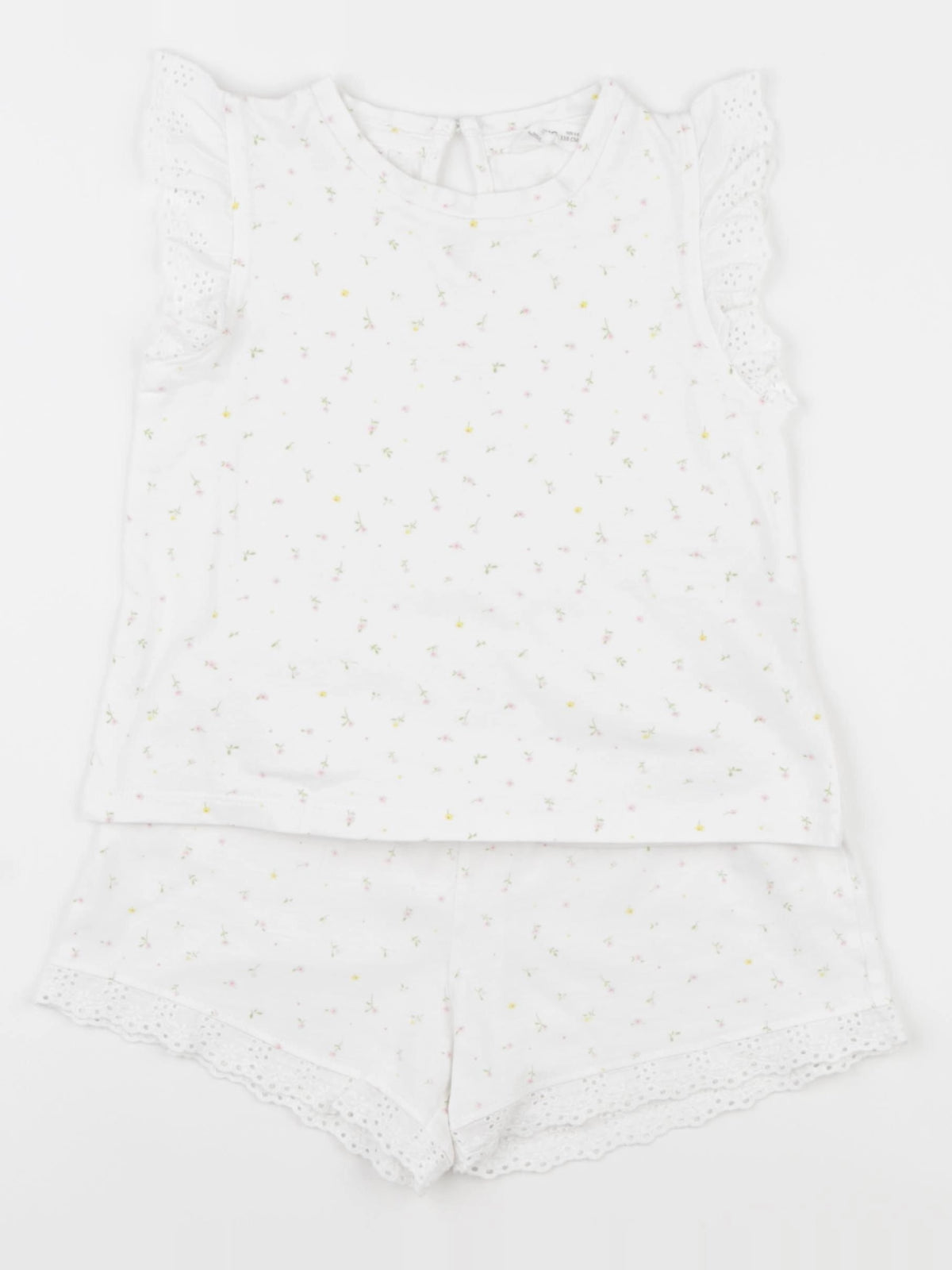 Mango - pyjama coton blanc - 4/5 ans