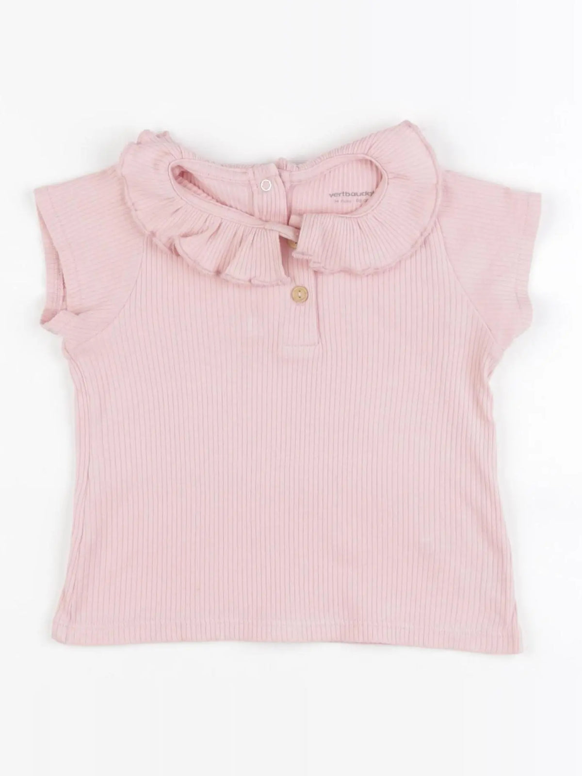 Vertbaudet - tee-shirt rose - 24 mois
