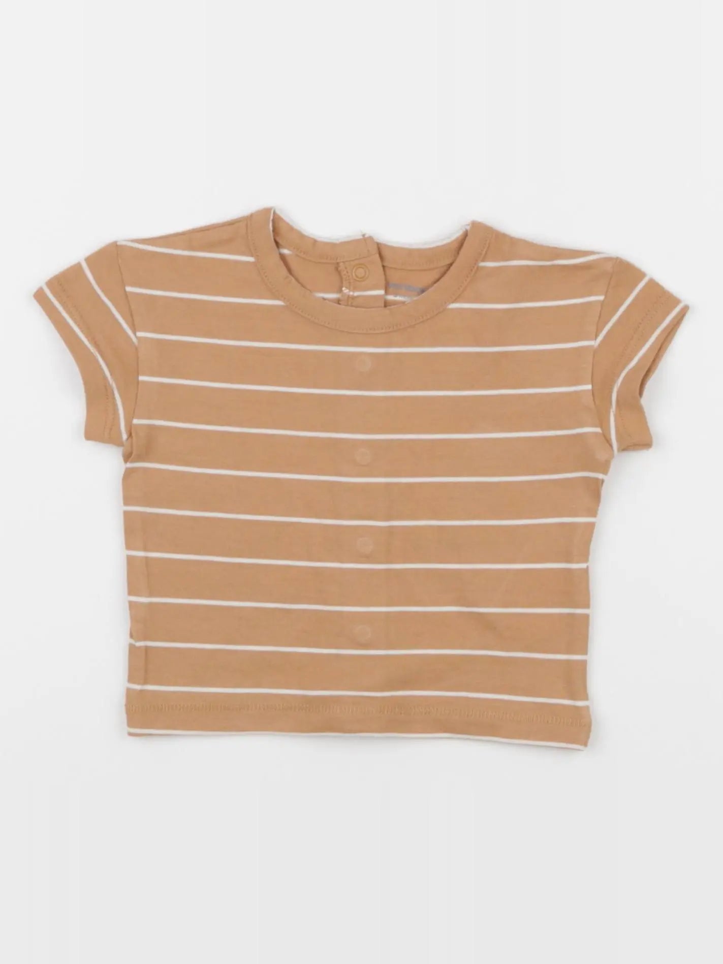Vertbaudet - tee-shirt marron - 3 mois