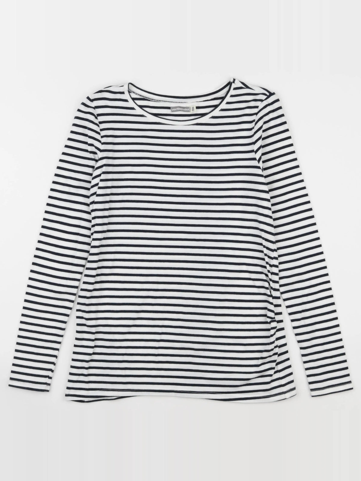 Vertbaudet - tee-shirt grossesse blanc, bleu - 38 à 40