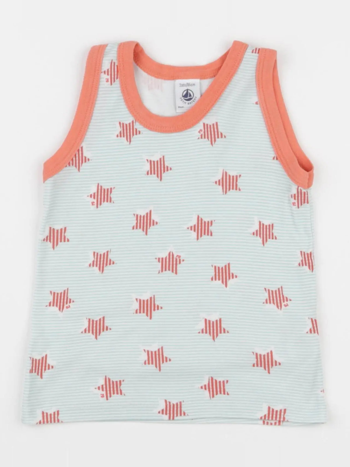 Petit Bateau - débardeur multicolore - 2 ans