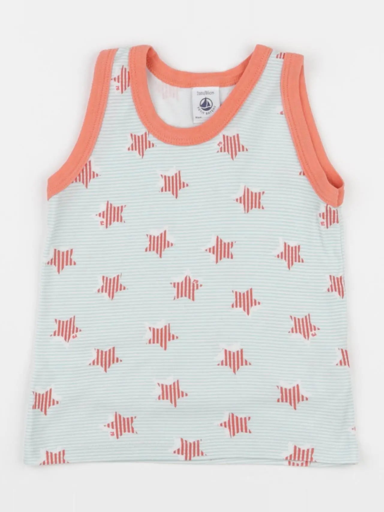 Petit Bateau - débardeur multicolore - 2 ans