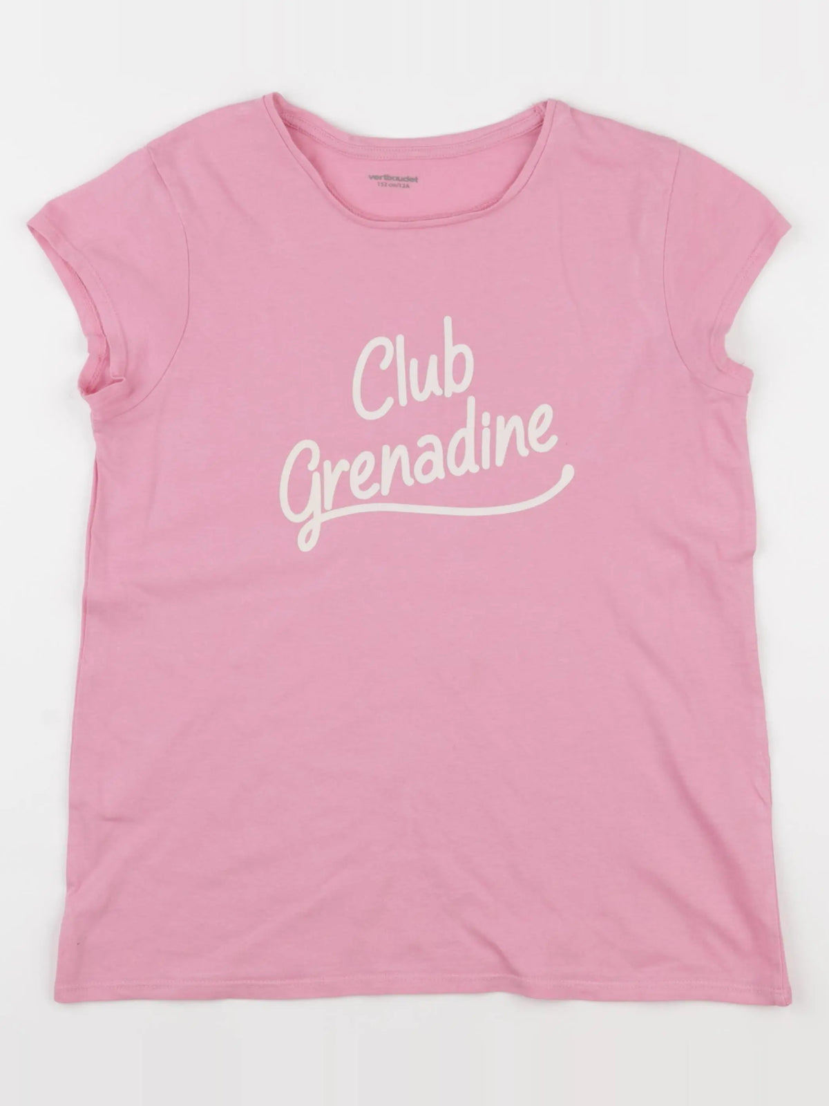 Vertbaudet - tee-shirt rose - 12 ans
